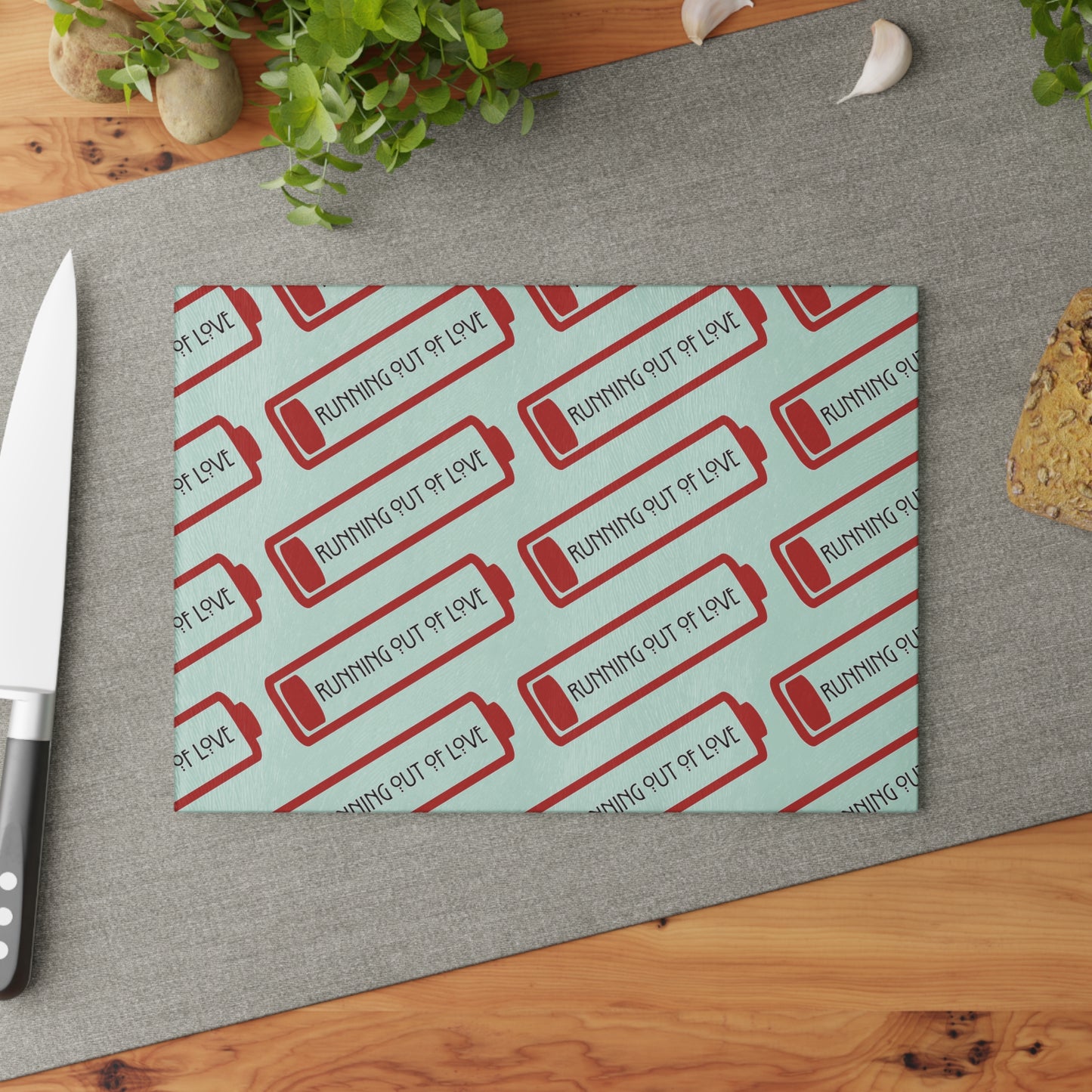 Running Out of Love Cutting Board