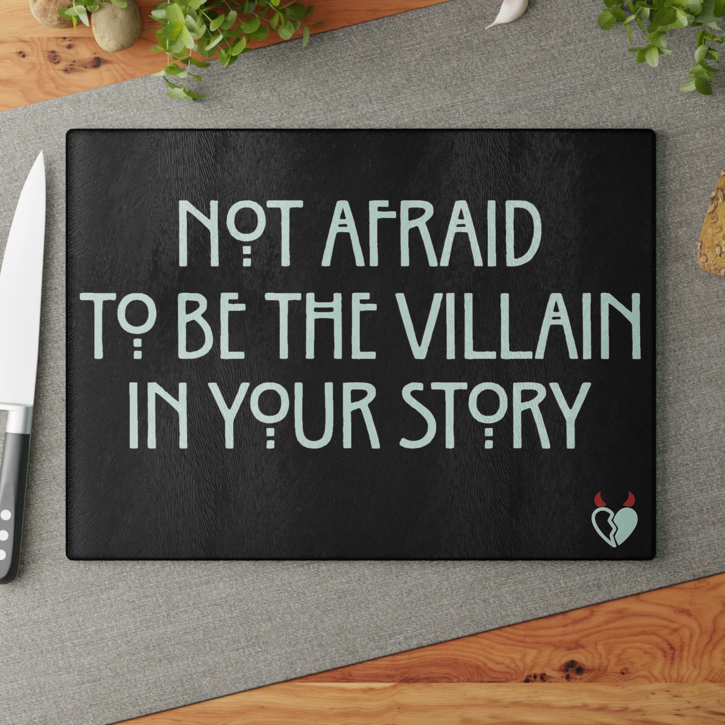 Not Ashamed Glass Cutting Board