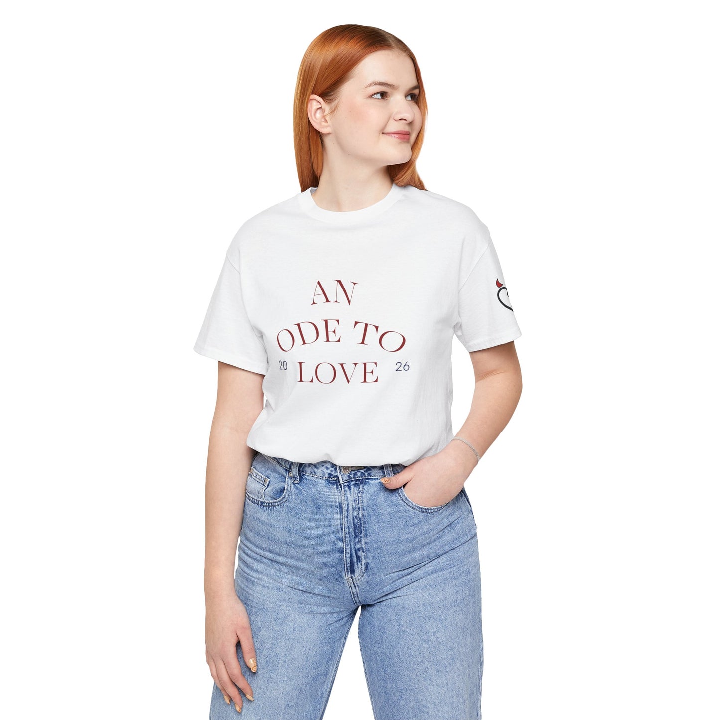 An Ode to Love Tee — “Turned Villain” Back Graphic Short Sleeve Shirt