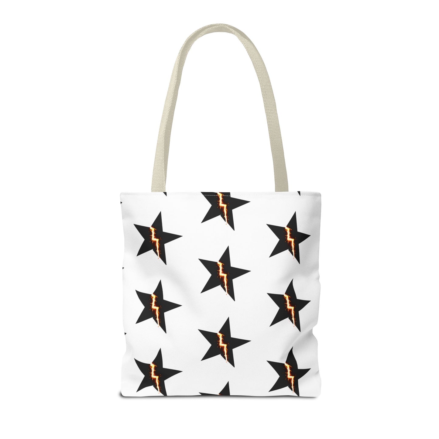 Broken Star Tote Bag — Patterned Reusable Grocery & Everyday Carry Tote