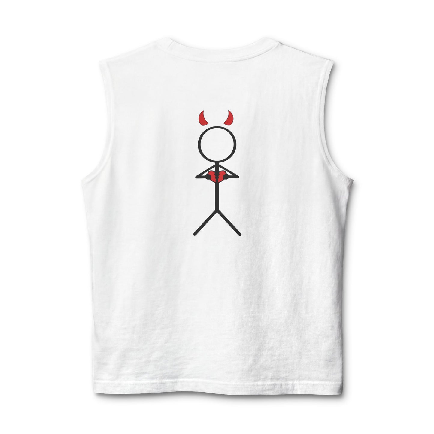 Muscle Tank — "Due to Personal Reasons I've Turned Villain" Graphic Tank Top