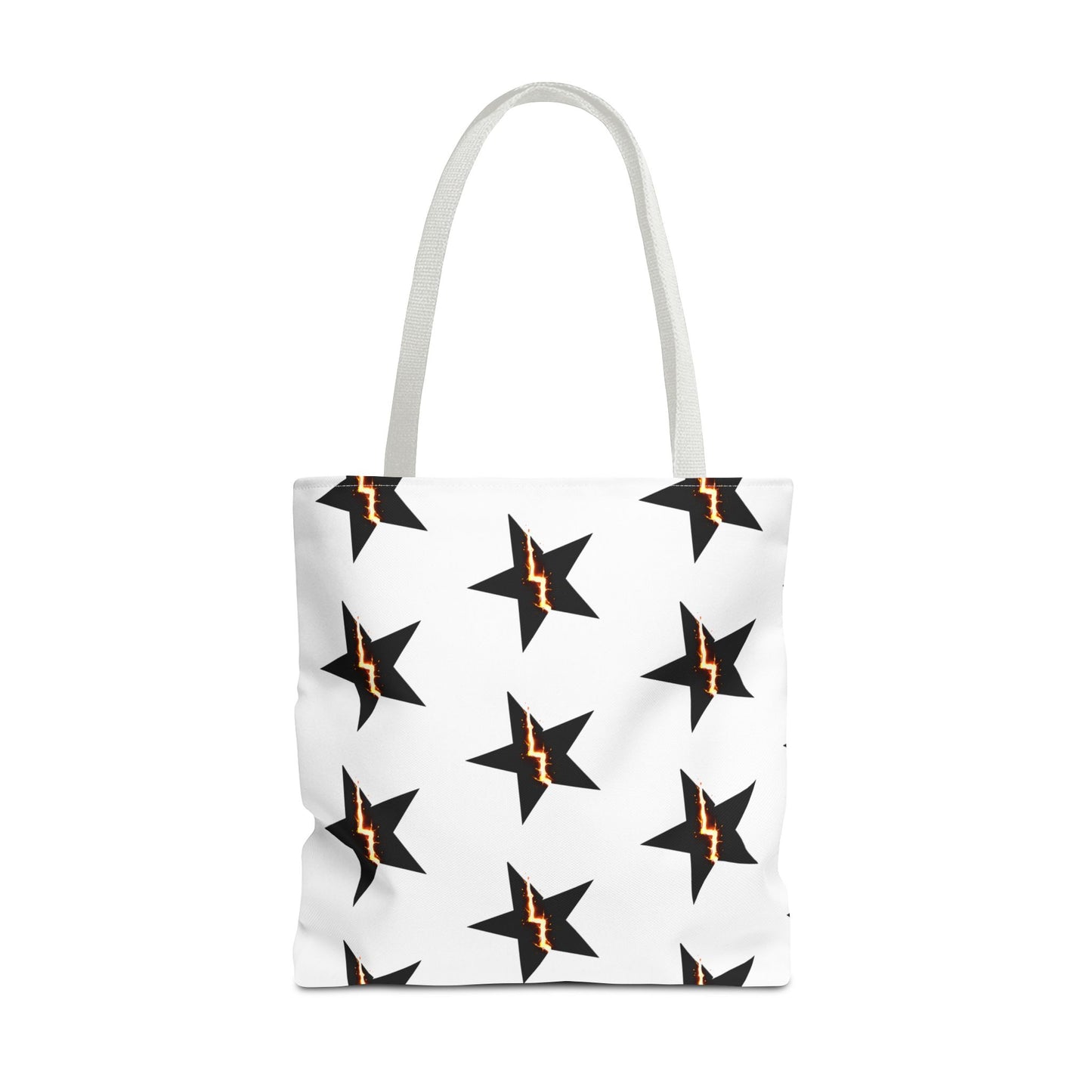 Broken Star Tote Bag — Patterned Reusable Grocery & Everyday Carry Tote