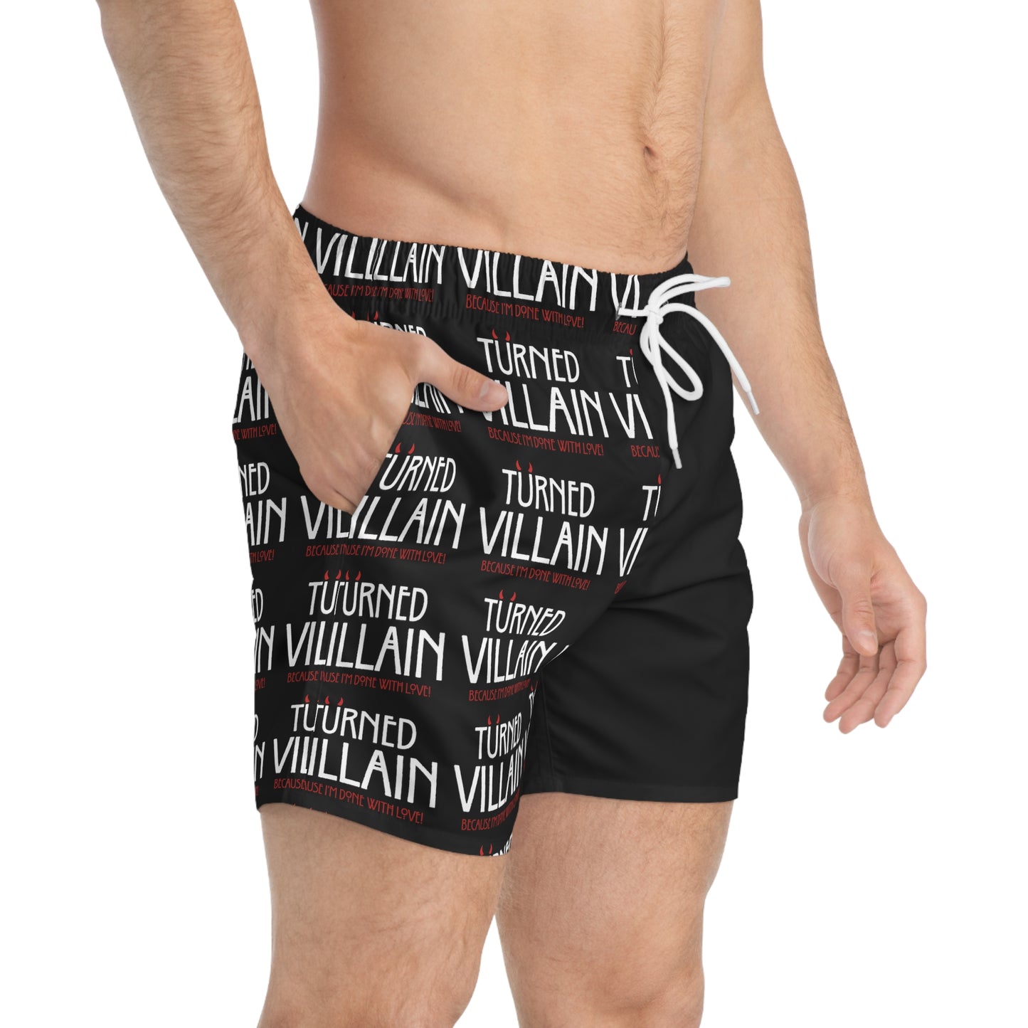 Turned Villain Swim Trunks