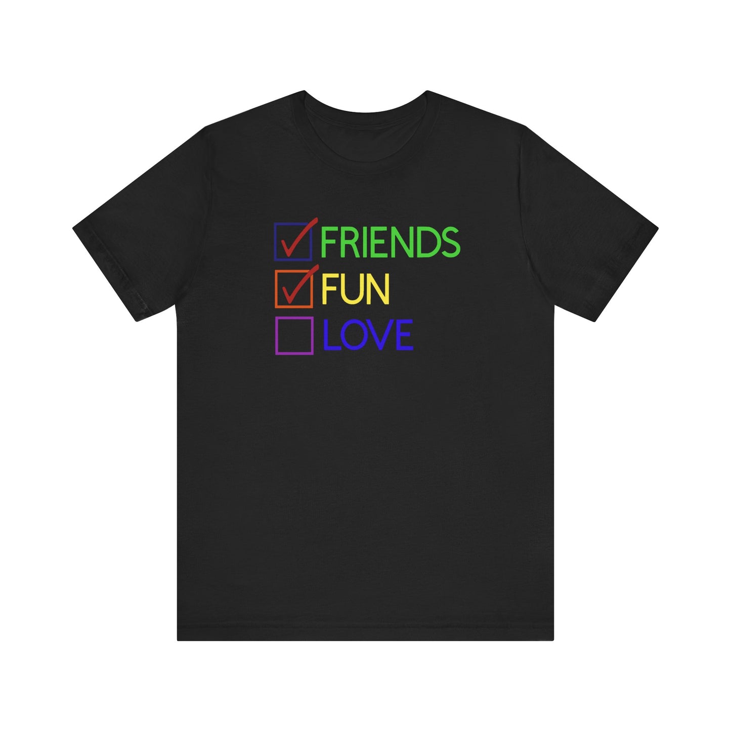 Friends and Fun Unisex Jersey Short Sleeve Tee