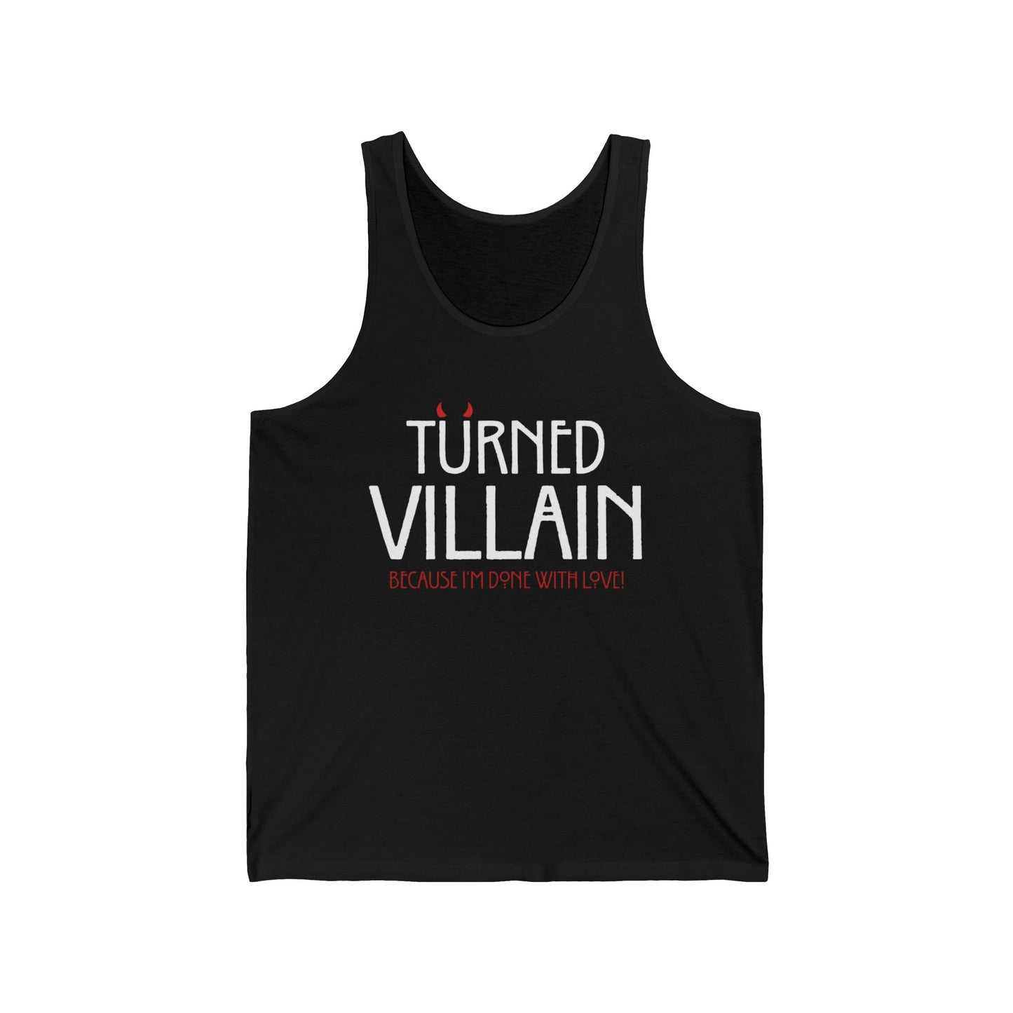 Turned Villain Unisex Jersey Tank