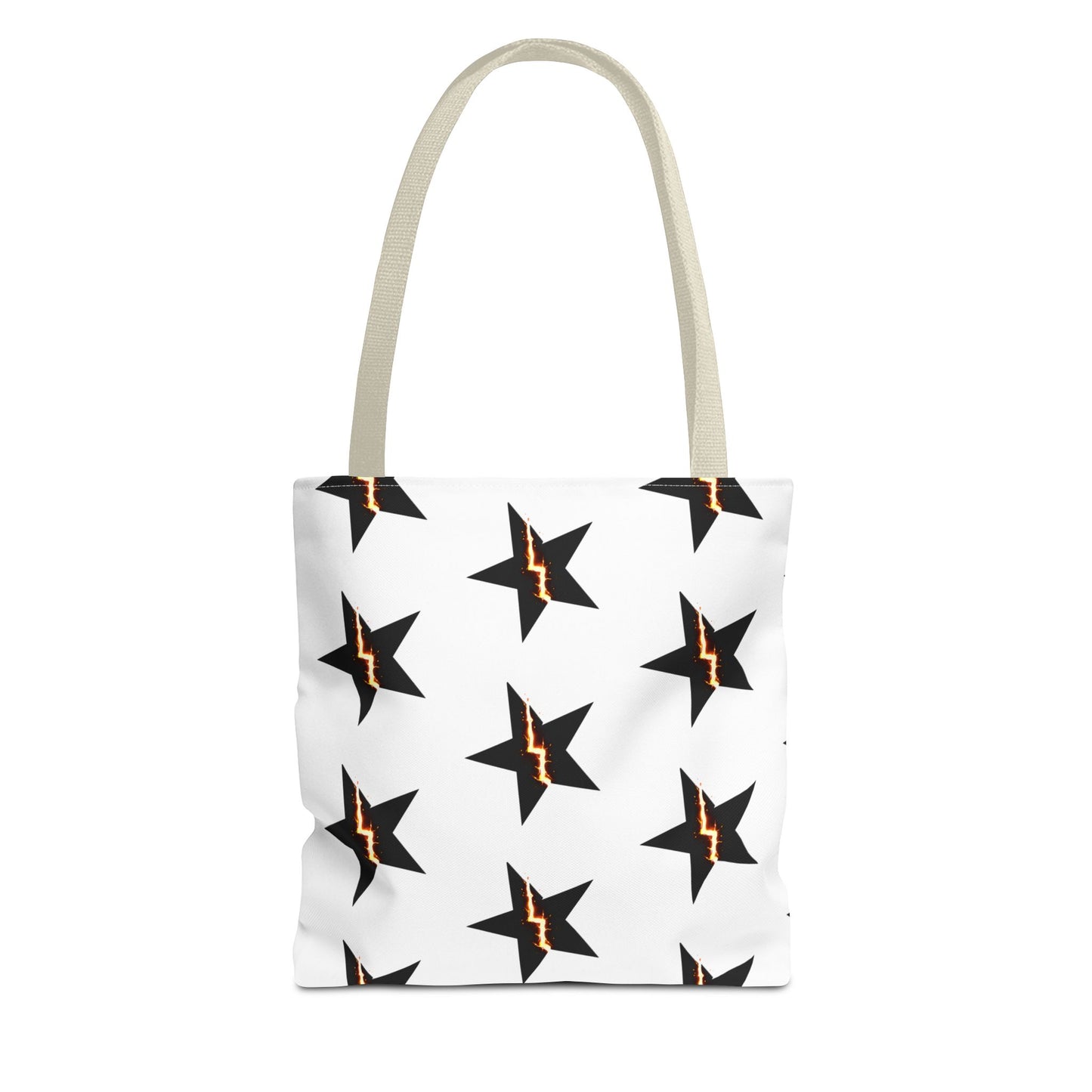 Broken Star Tote Bag — Patterned Reusable Grocery & Everyday Carry Tote