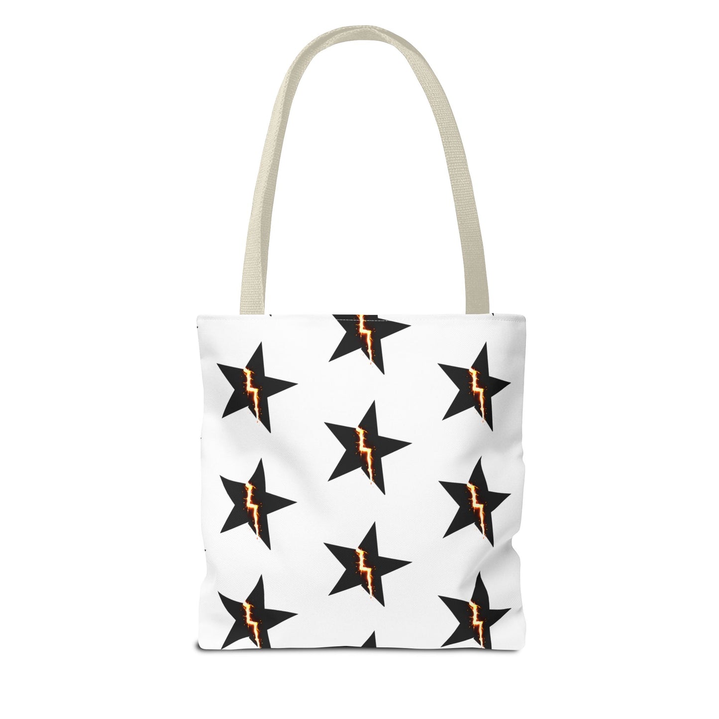 Broken Star Tote Bag — Patterned Reusable Grocery & Everyday Carry Tote