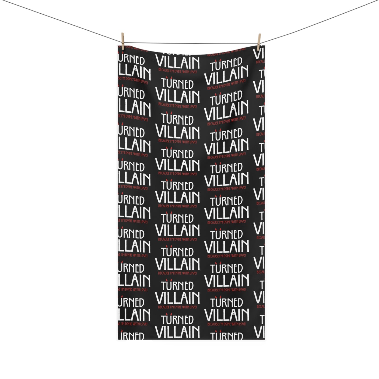 Turned Villain Mink-Cotton Towel