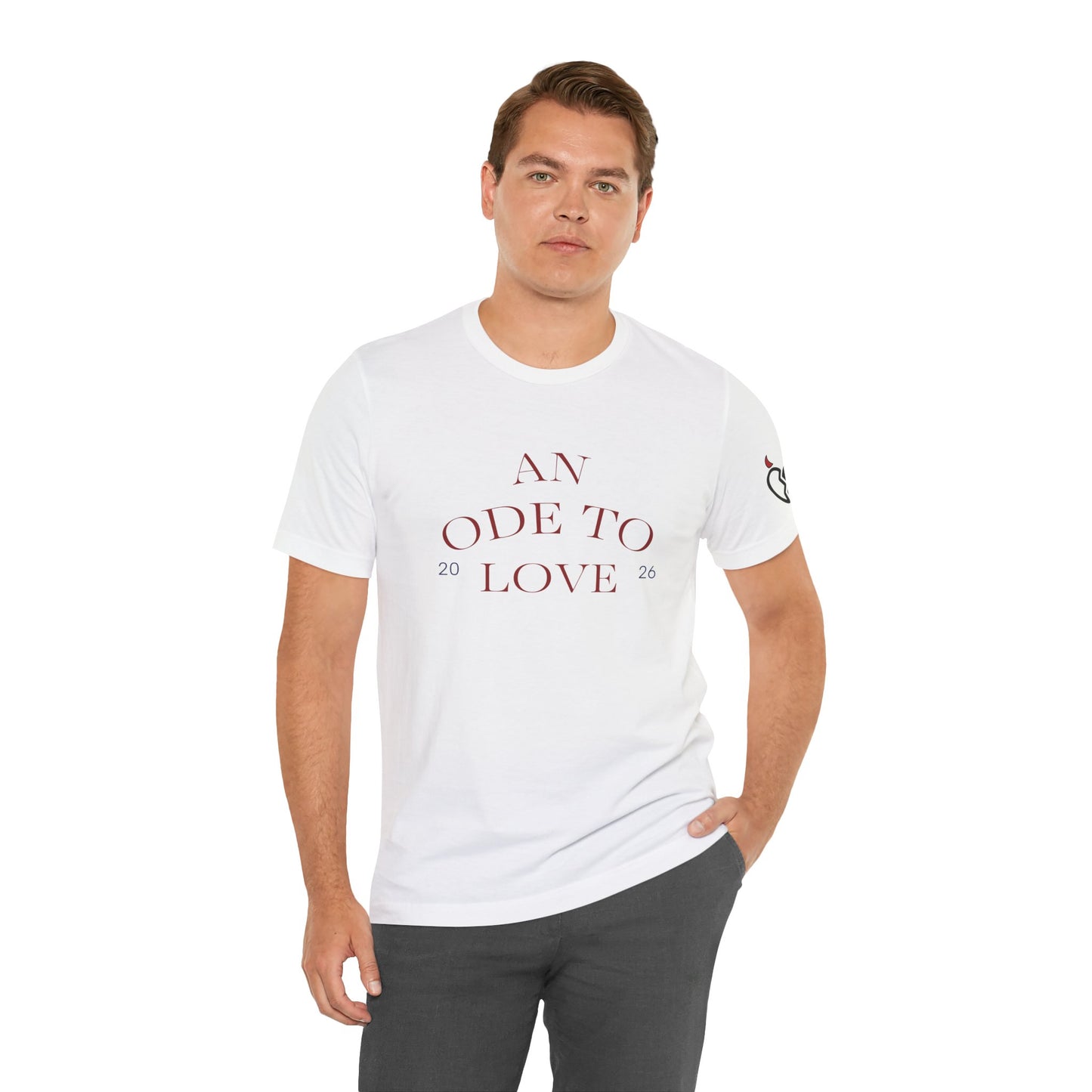 An Ode to Love Tee — “Turned Villain” Back Graphic Short Sleeve Shirt