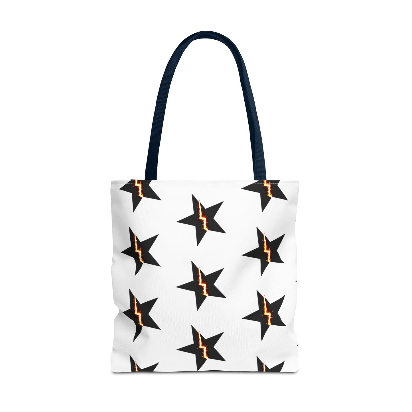 Broken Star Tote Bag — Patterned Reusable Grocery & Everyday Carry Tote