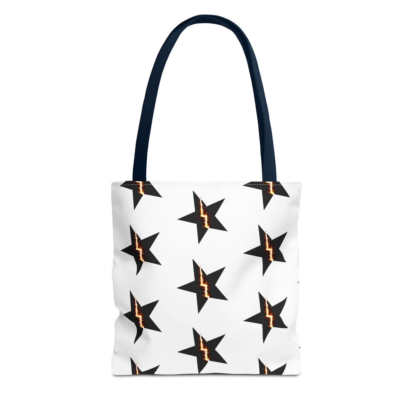 Broken Star Tote Bag — Patterned Reusable Grocery & Everyday Carry Tote