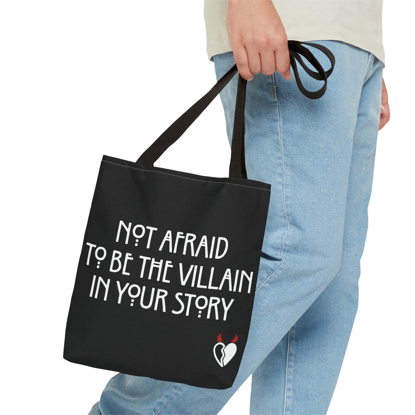 Not Afraid Black Tote Bag