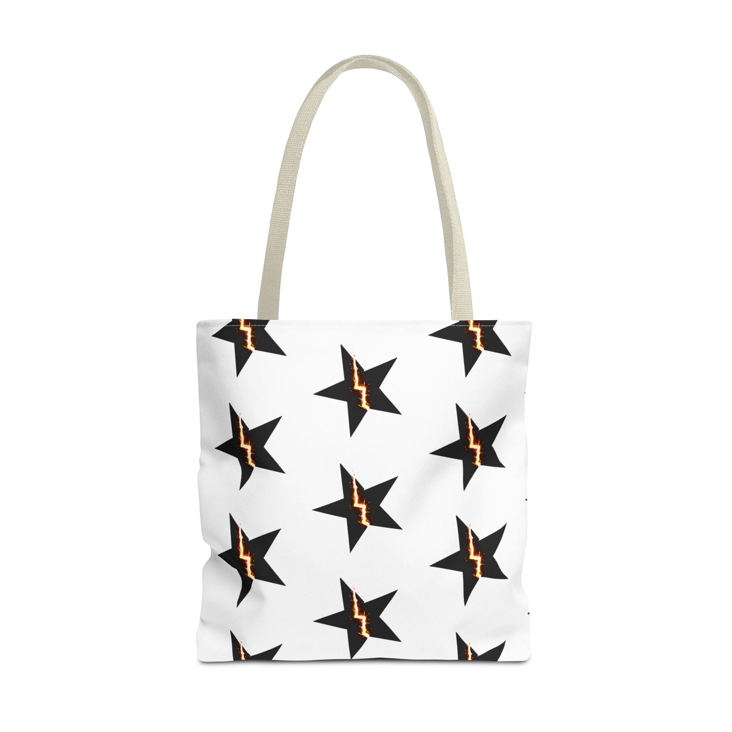 Broken Star Tote Bag — Patterned Reusable Grocery & Everyday Carry Tote