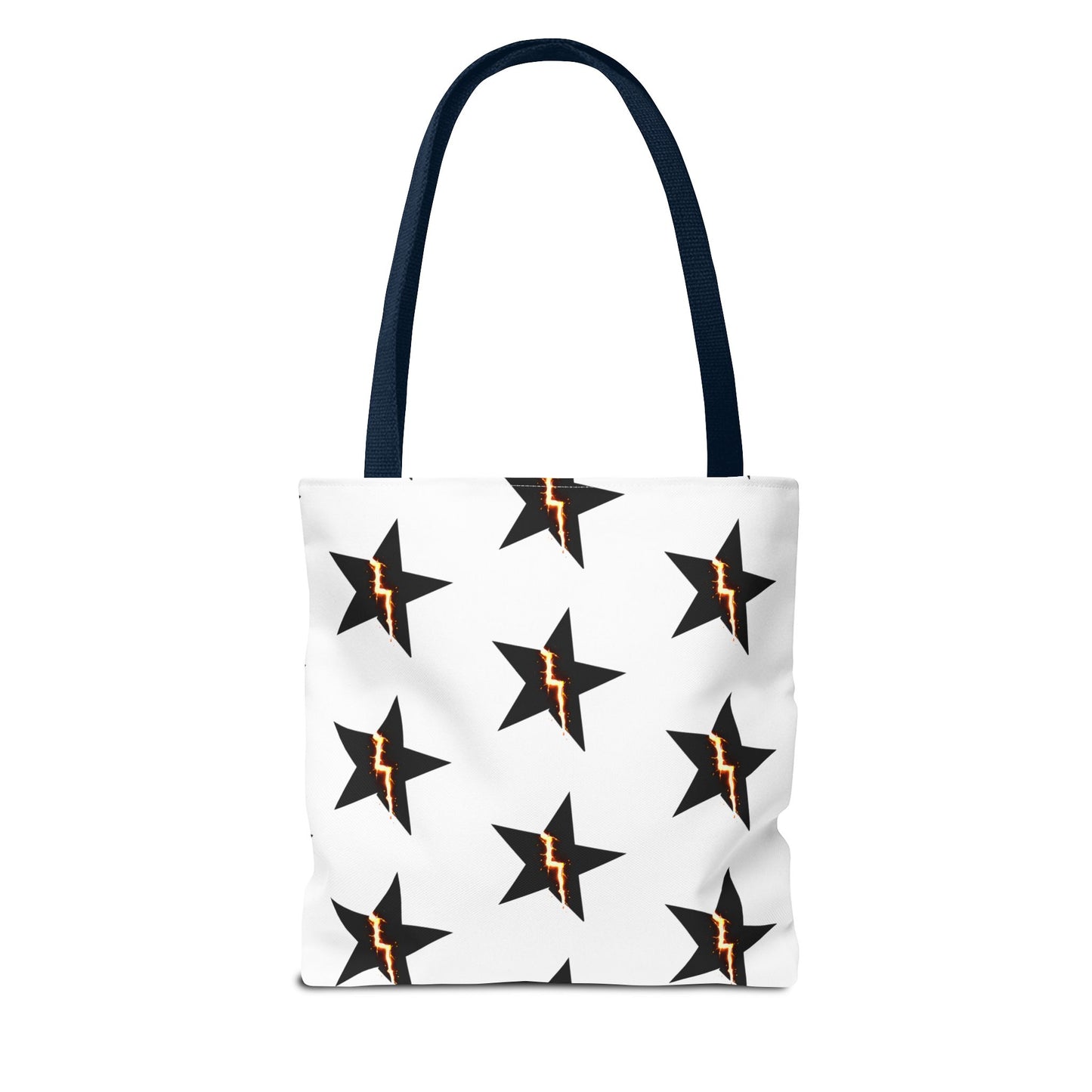 Broken Star Tote Bag — Patterned Reusable Grocery & Everyday Carry Tote