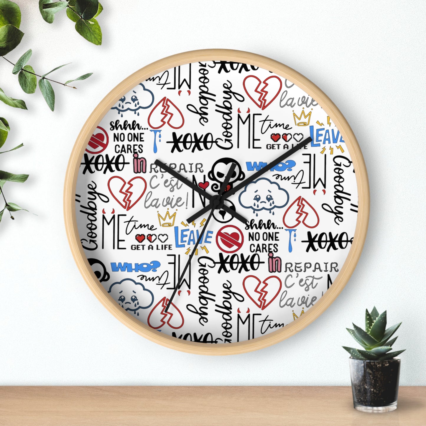 Me Time Wall Clock