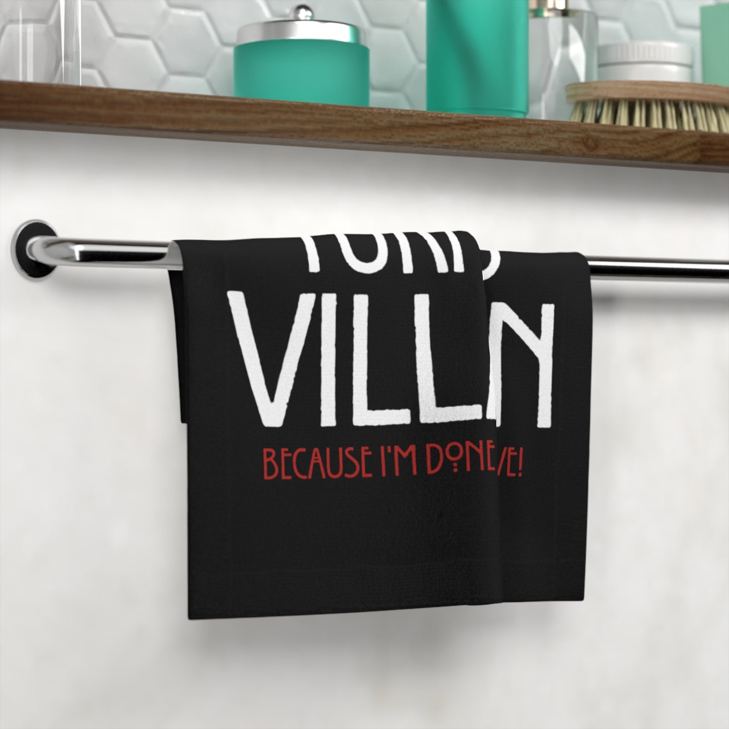 Turned Villain Face Towel