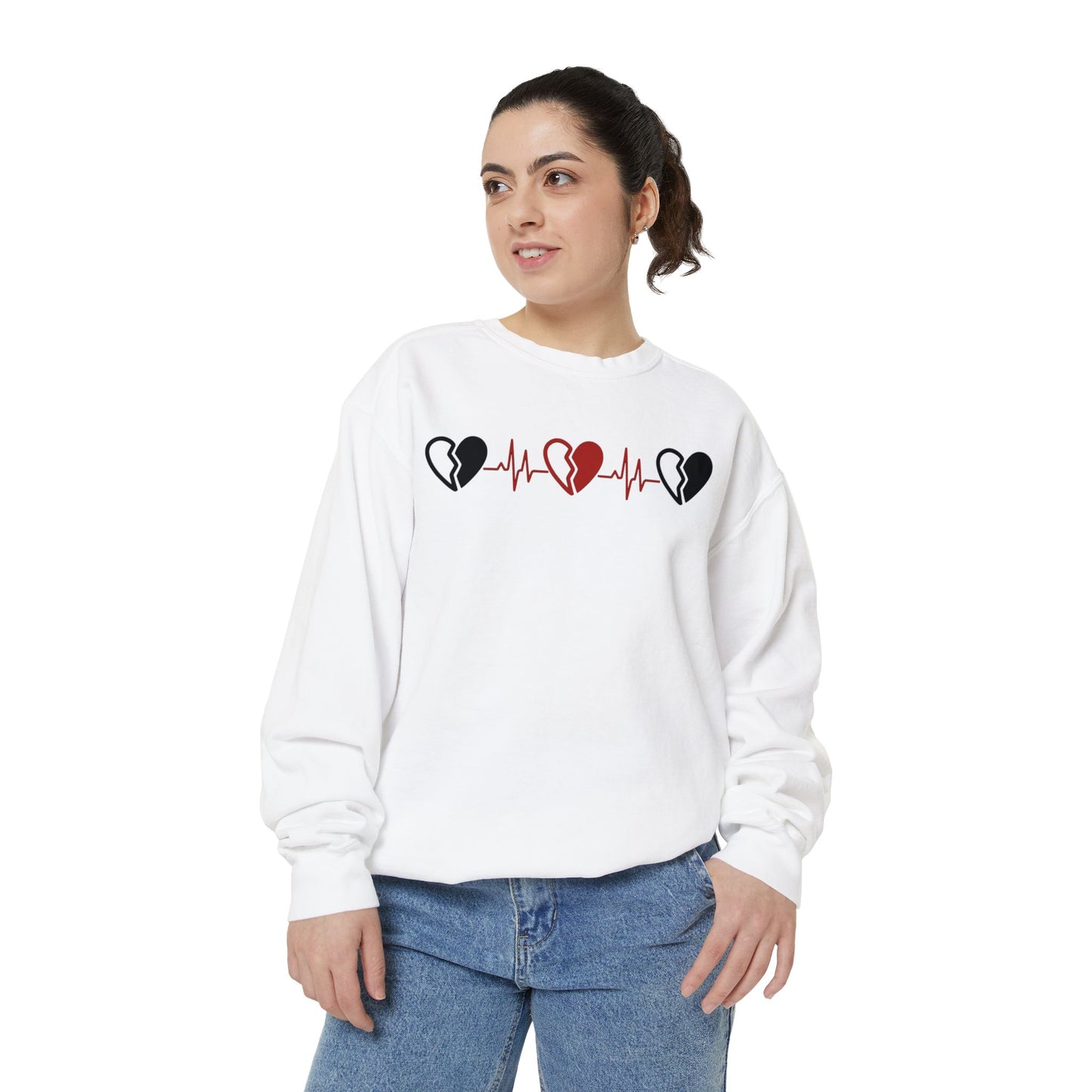 Broken Heartbeat Unisex Sweatshirt