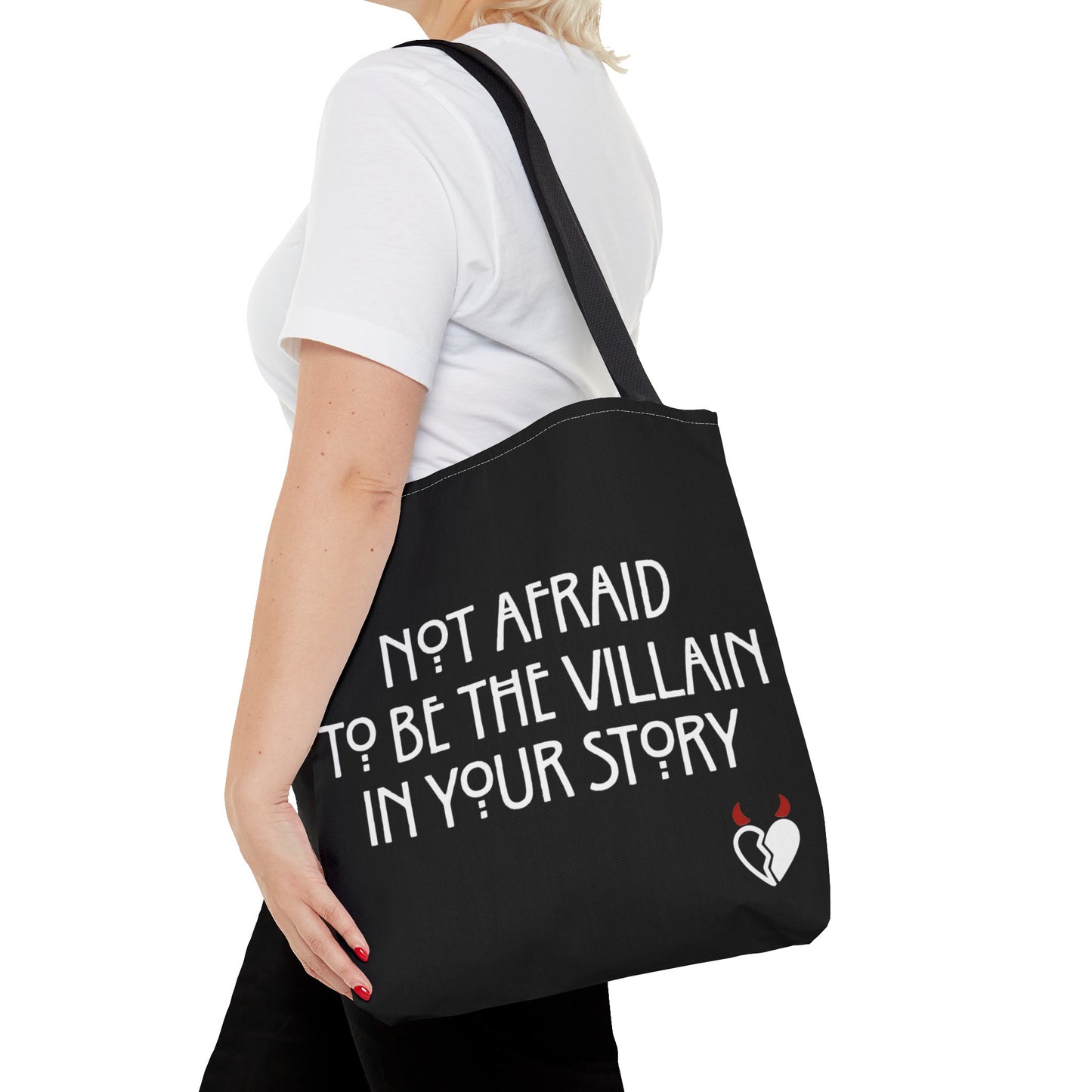 Not Afraid Black Tote Bag