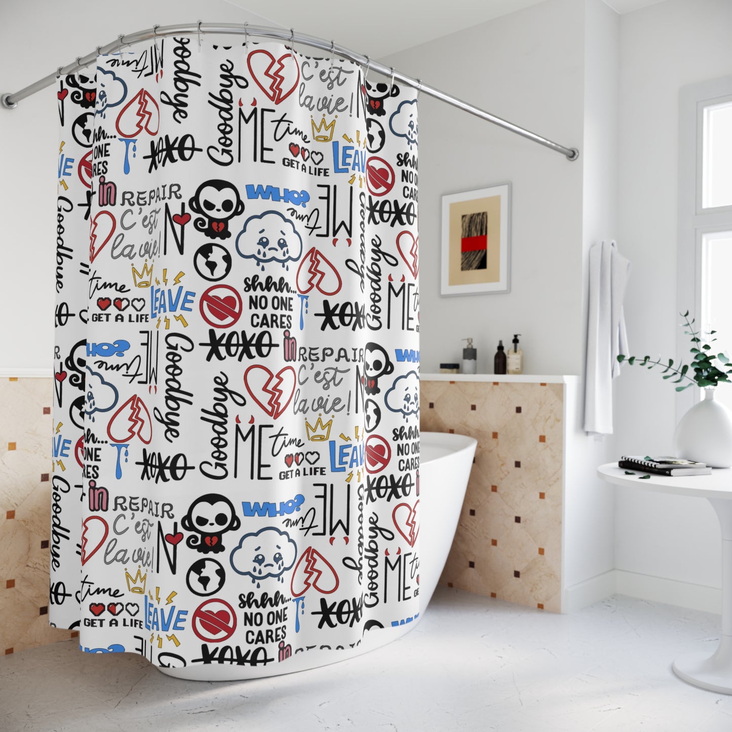 Me Time Shower Curtain