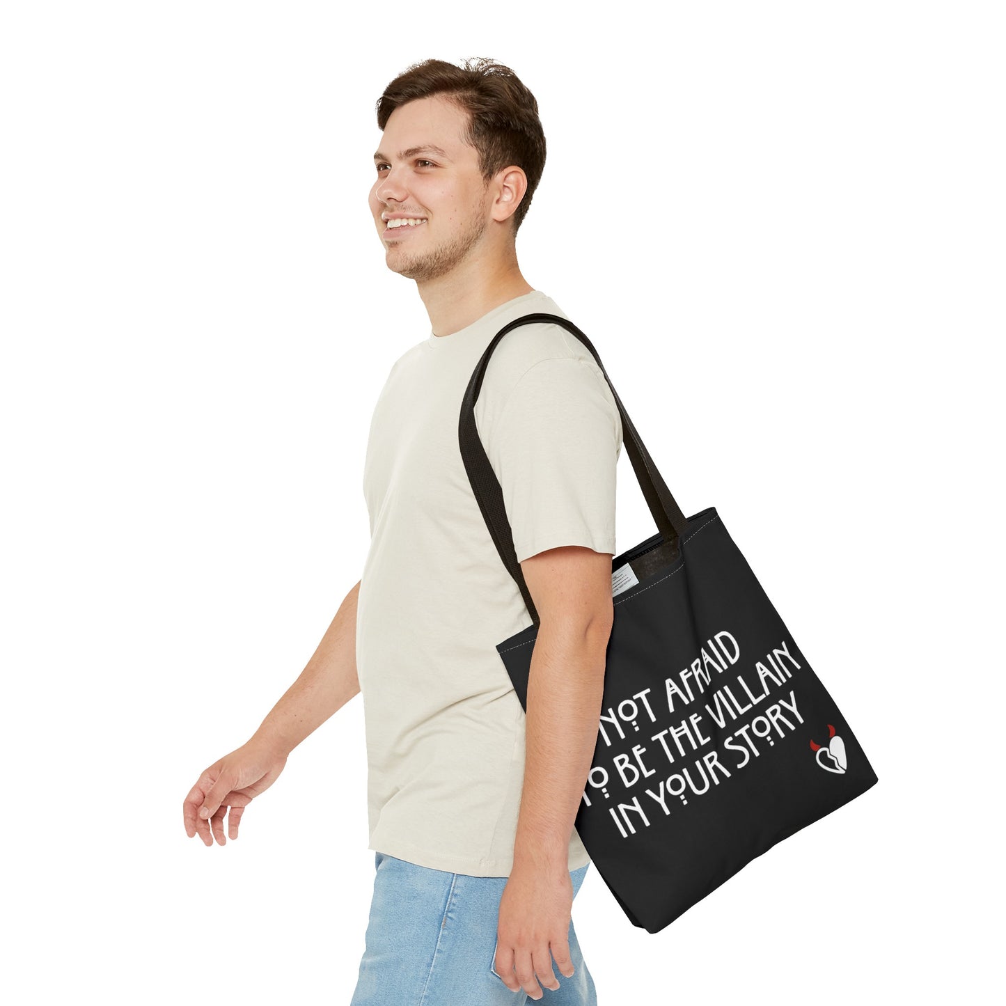 Not Afraid Black Tote Bag