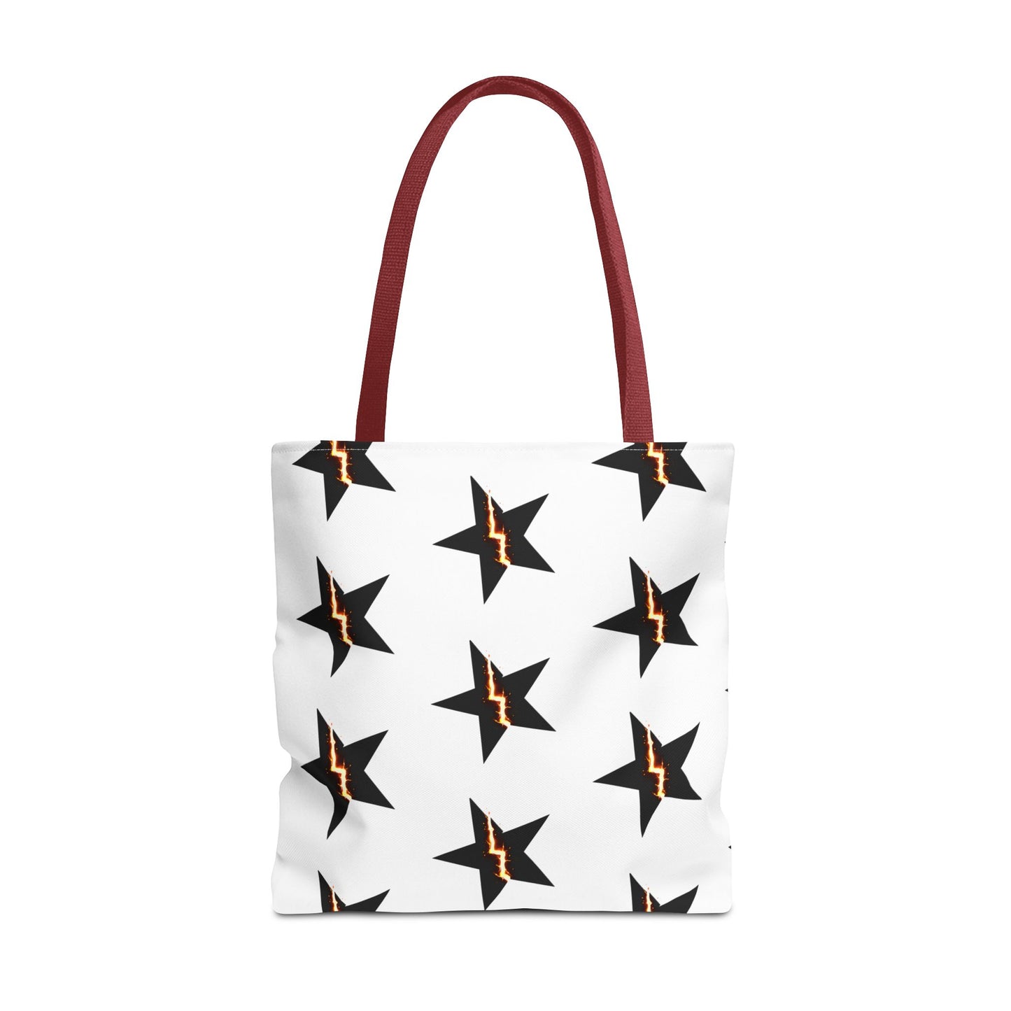 Broken Star Tote Bag — Patterned Reusable Grocery & Everyday Carry Tote