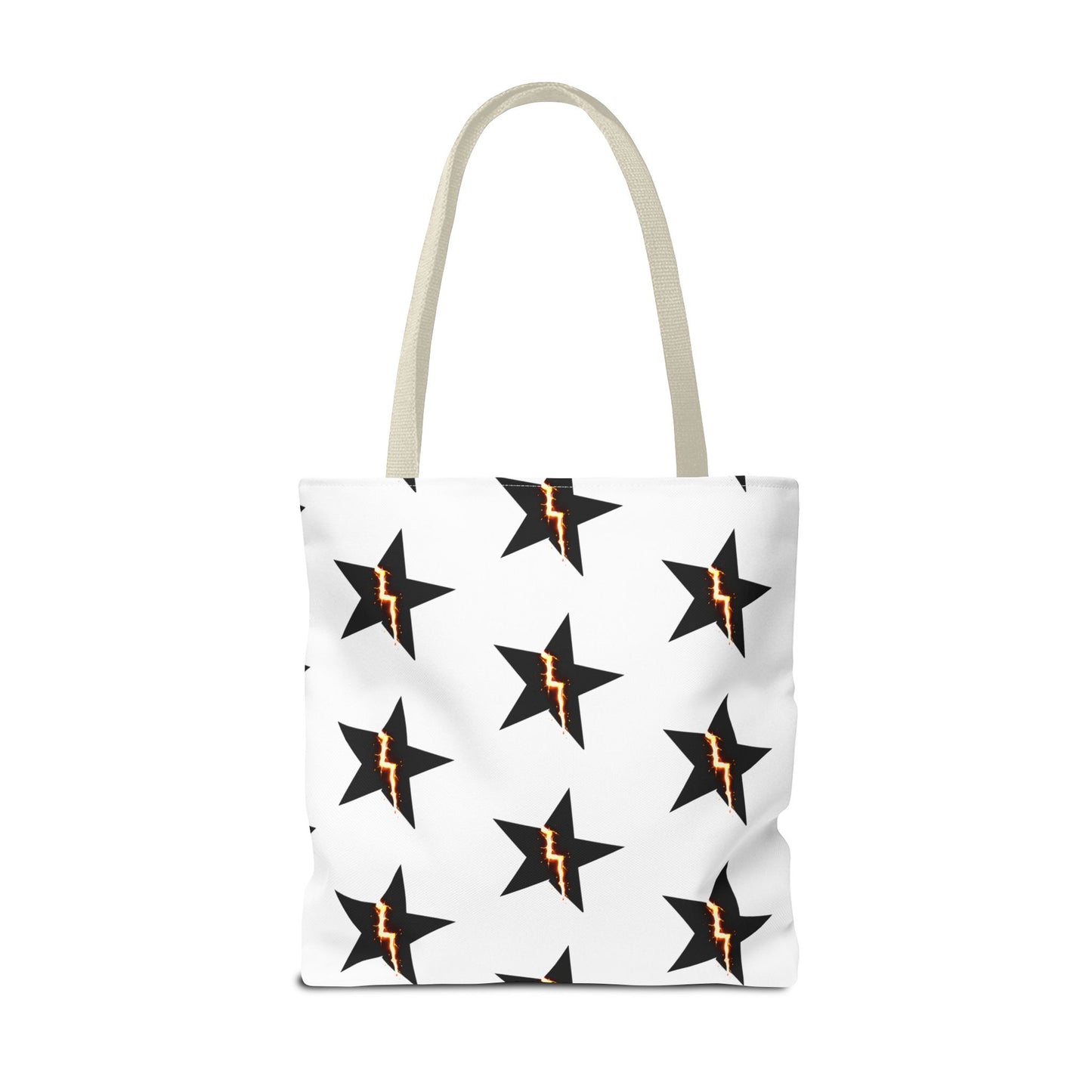 Broken Star Tote Bag — Patterned Reusable Grocery & Everyday Carry Tote