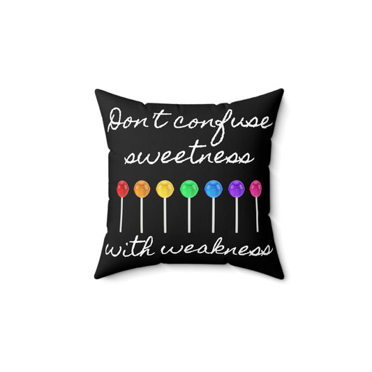 Don't Confuse Square Pillow