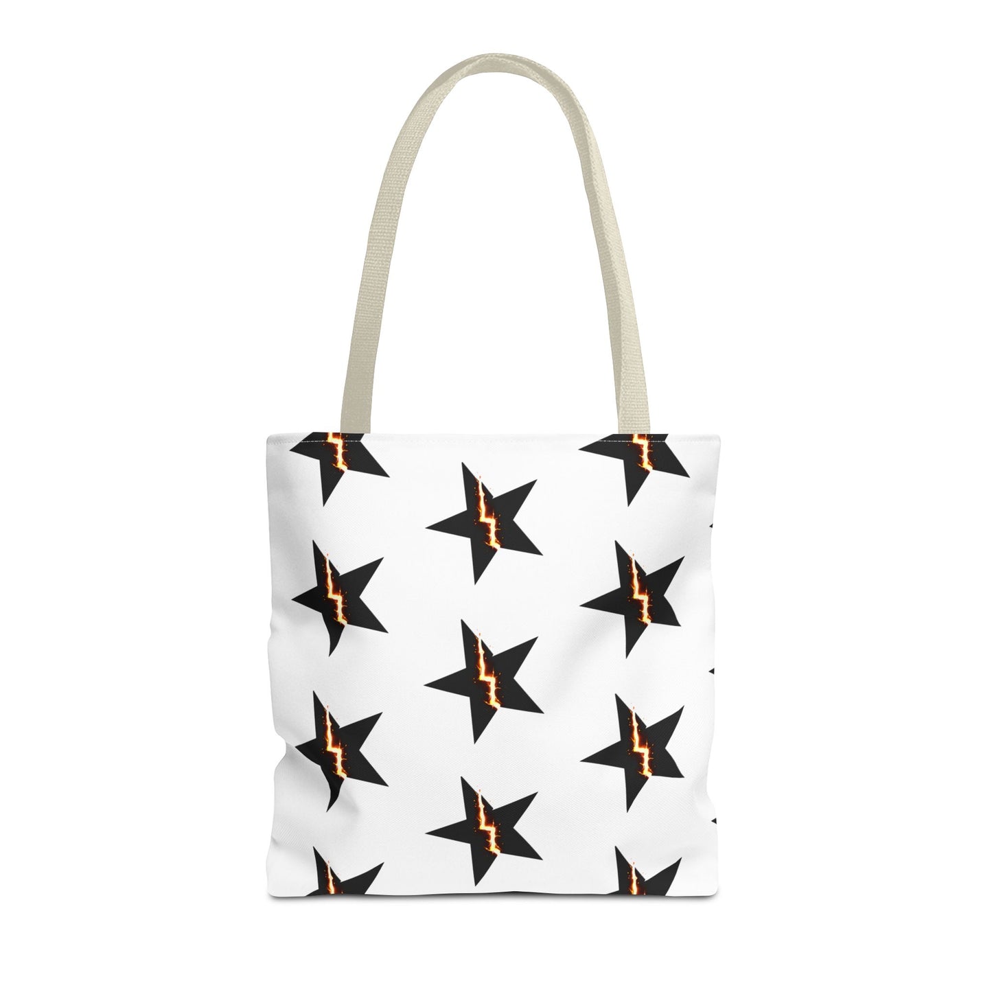 Broken Star Tote Bag — Patterned Reusable Grocery & Everyday Carry Tote