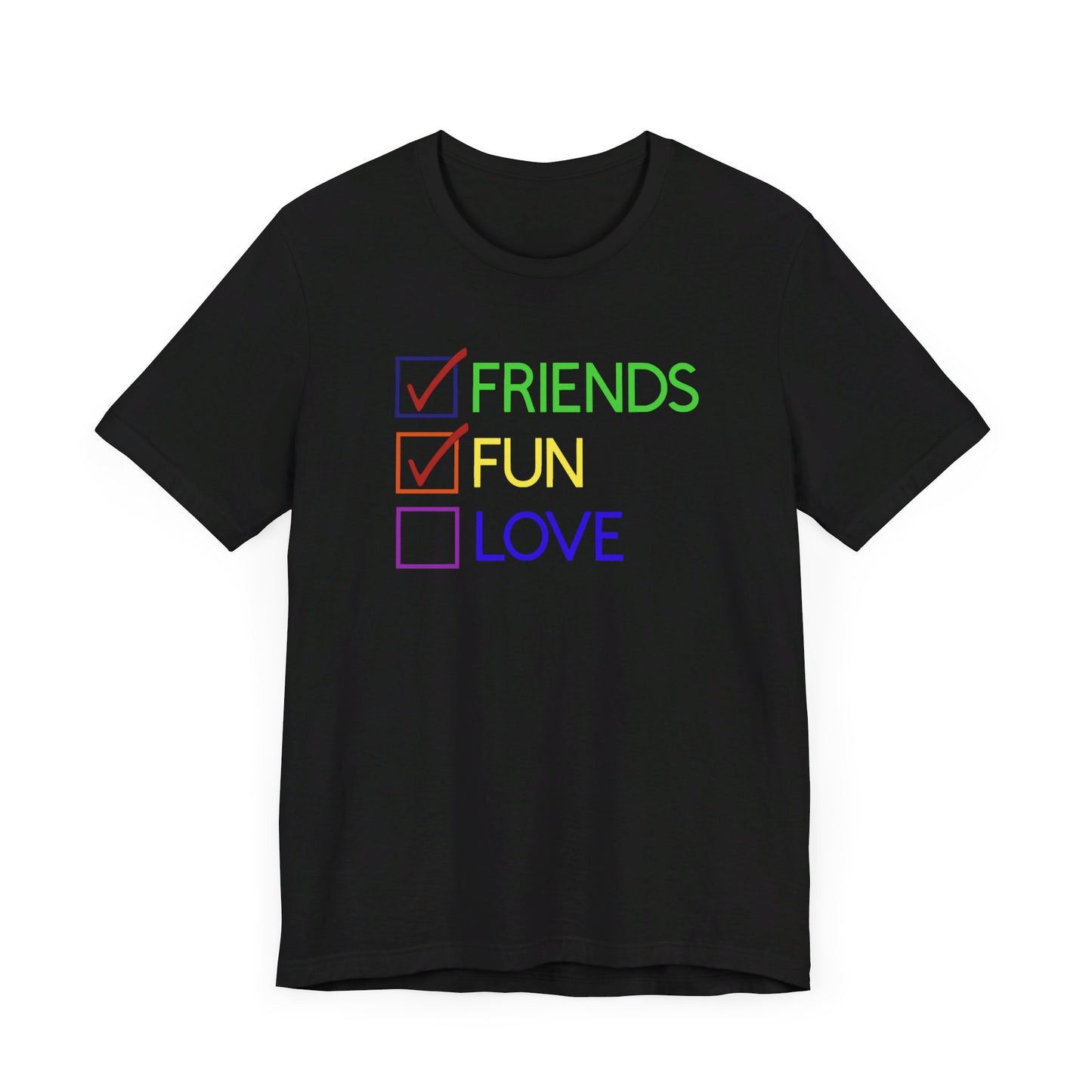 Friends and Fun Unisex Jersey Short Sleeve Tee