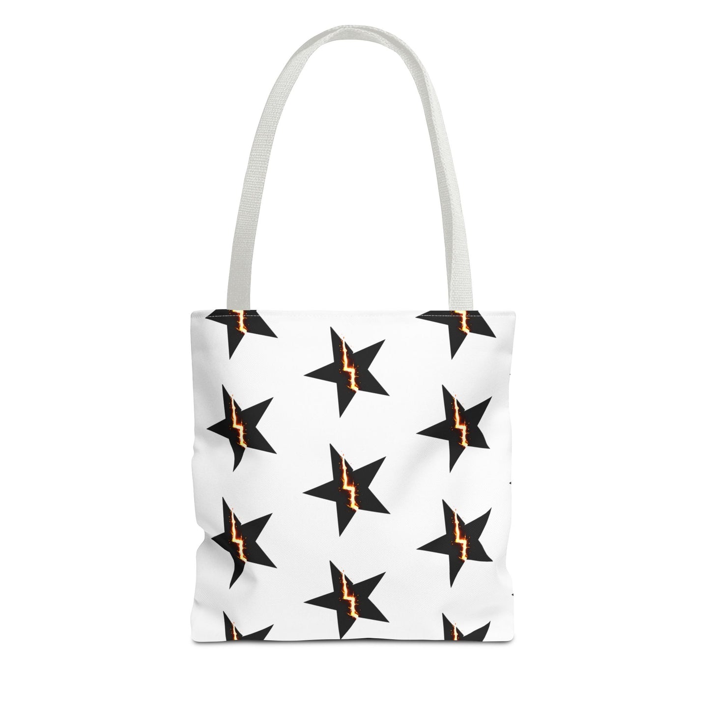 Broken Star Tote Bag — Patterned Reusable Grocery & Everyday Carry Tote