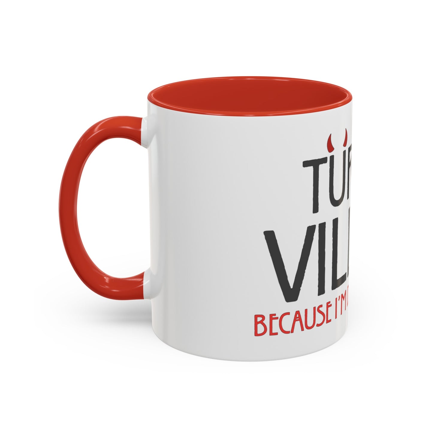 Turned Villain Accent Coffee Mug