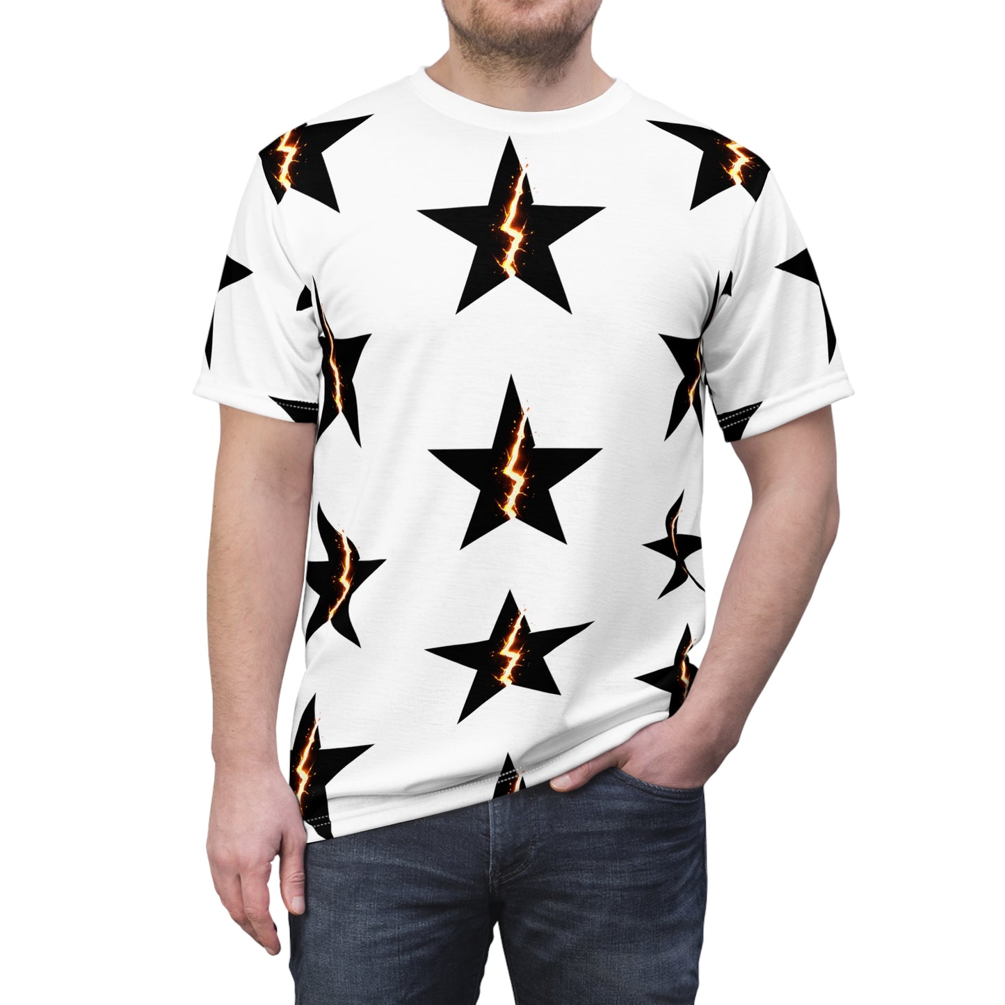 Broken Star All-Over Print Tee