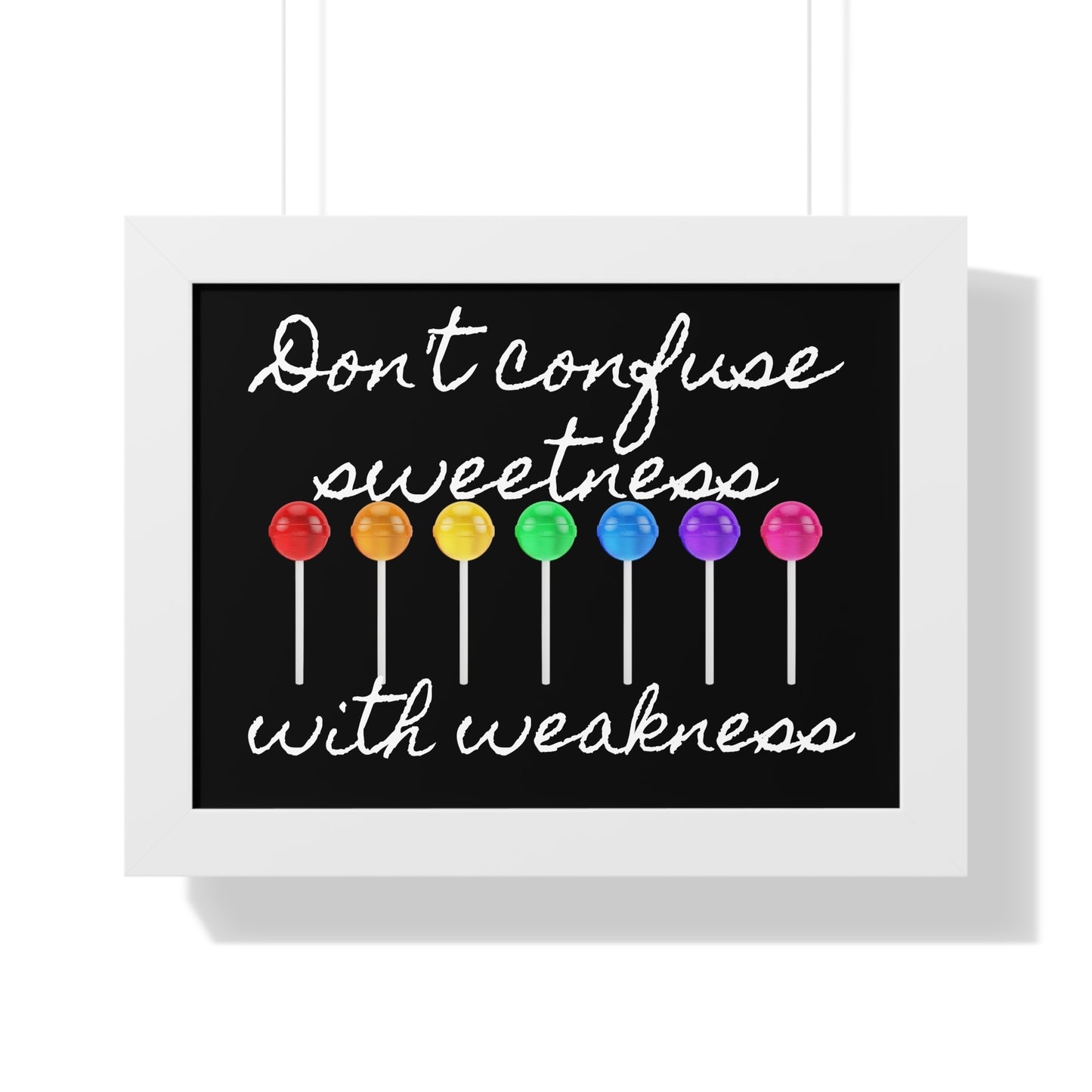 Don't confuse framed poster