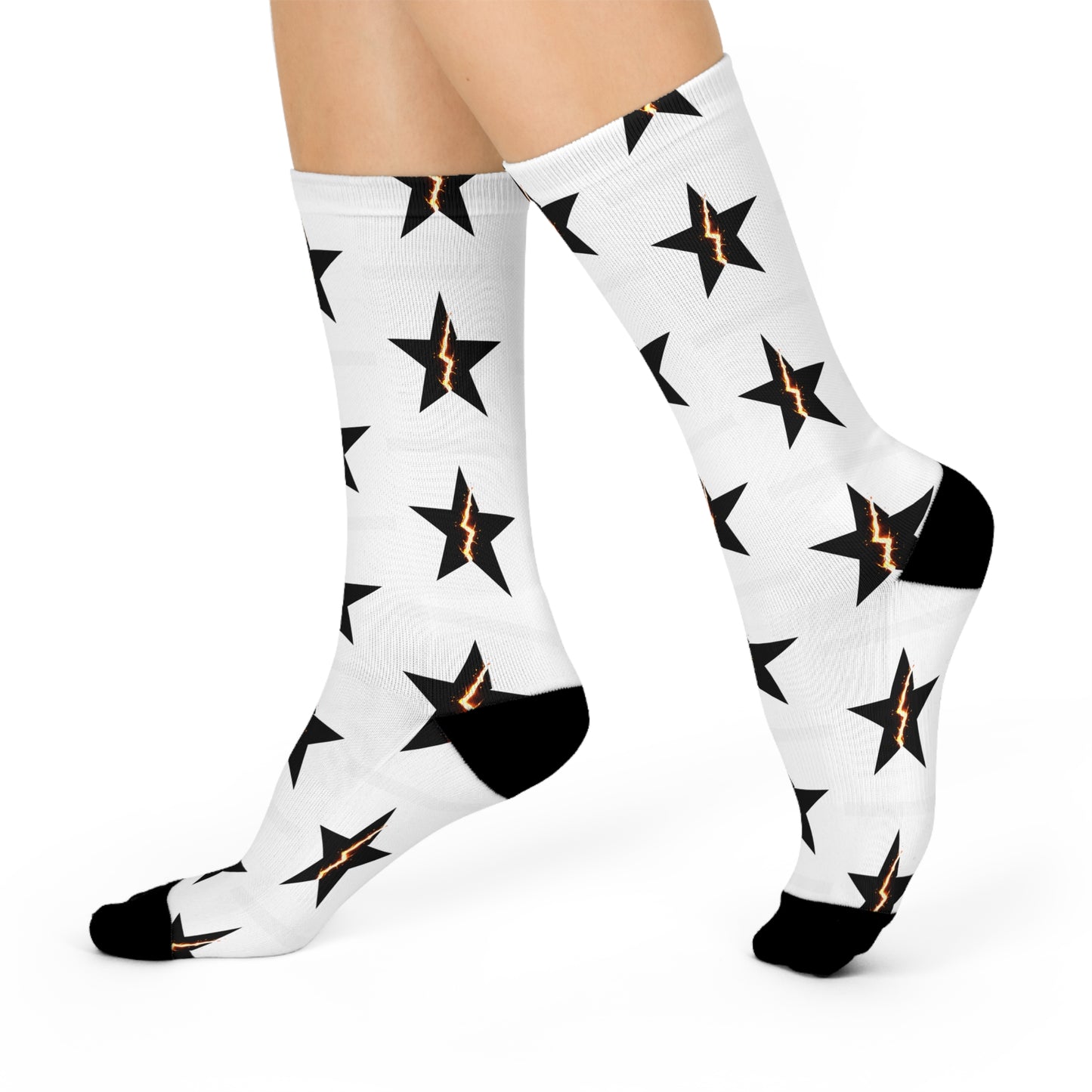 Broken Star Cushioned Crew Socks