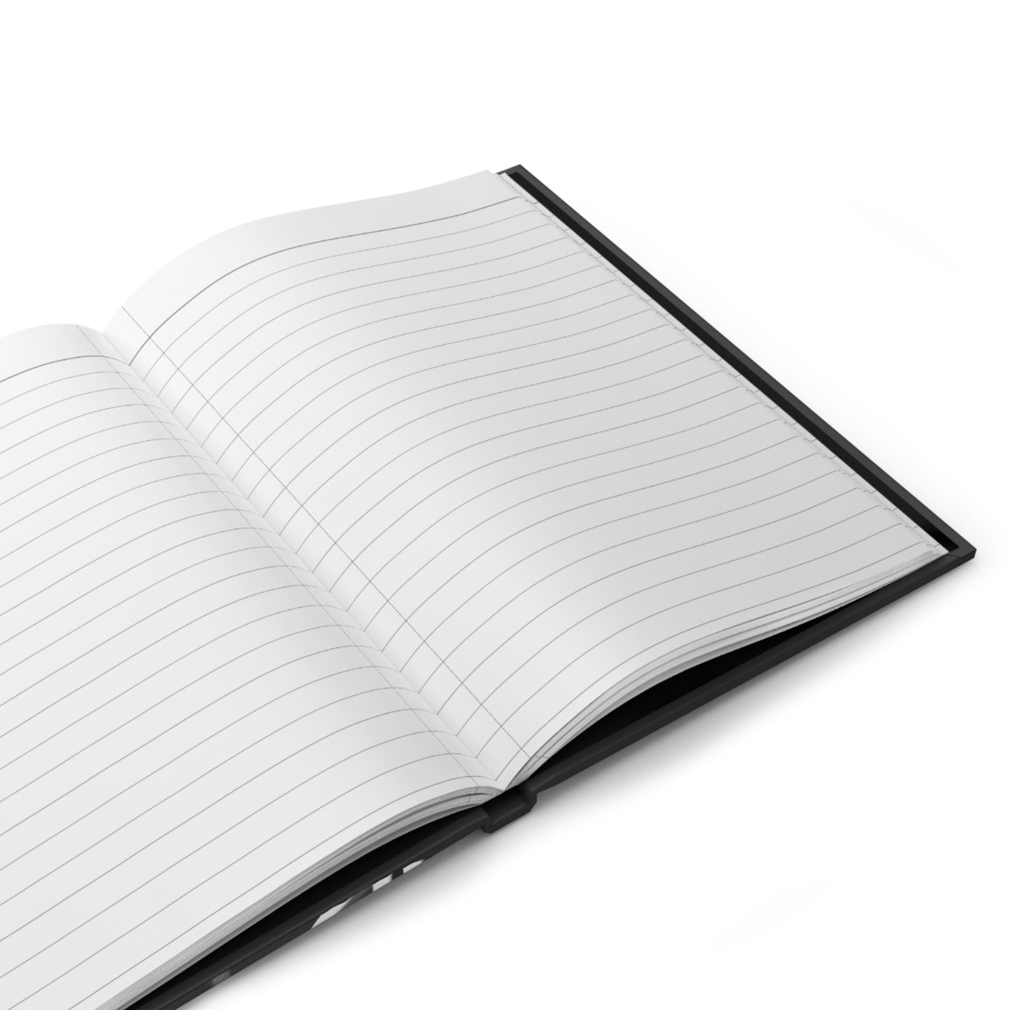 Hardcover Journal — "Turned Villain" Cracked Heart Graphic Notebook