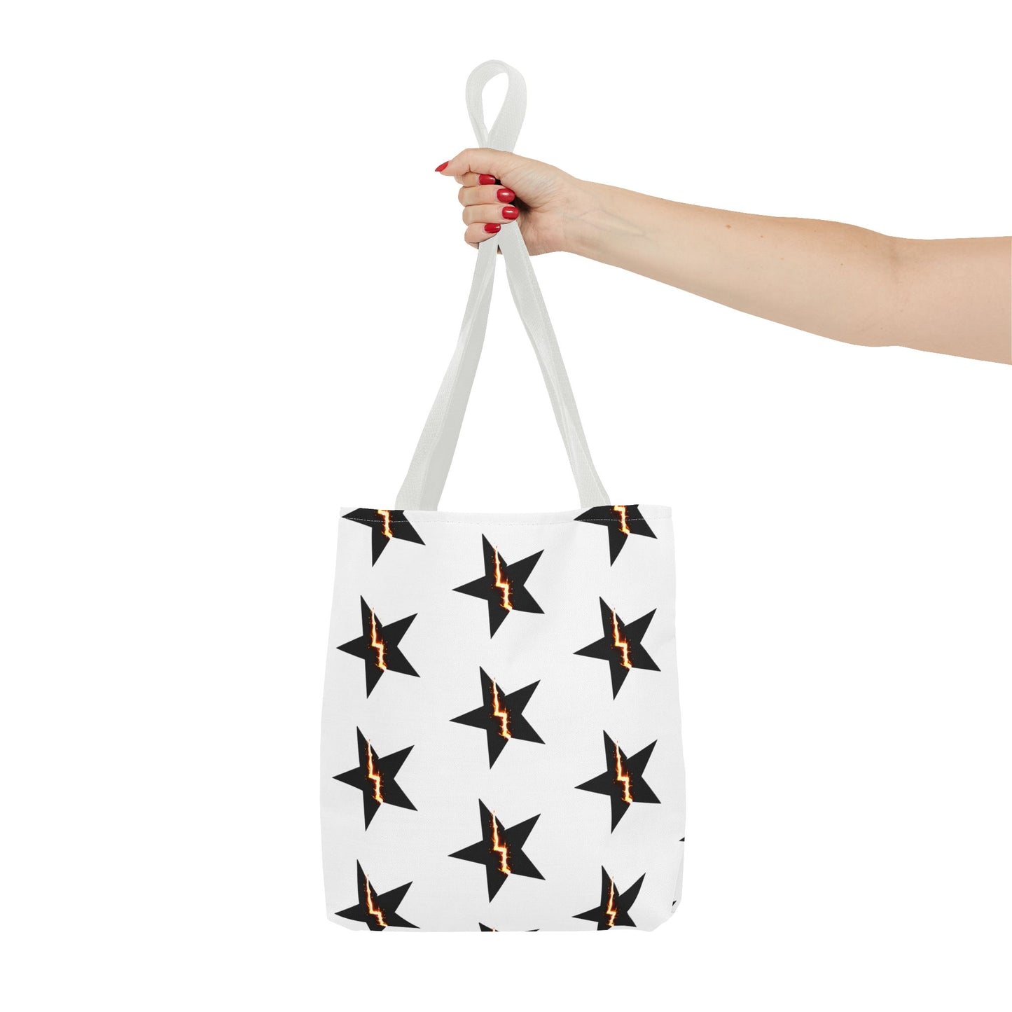 Broken Star Tote Bag — Patterned Reusable Grocery & Everyday Carry Tote