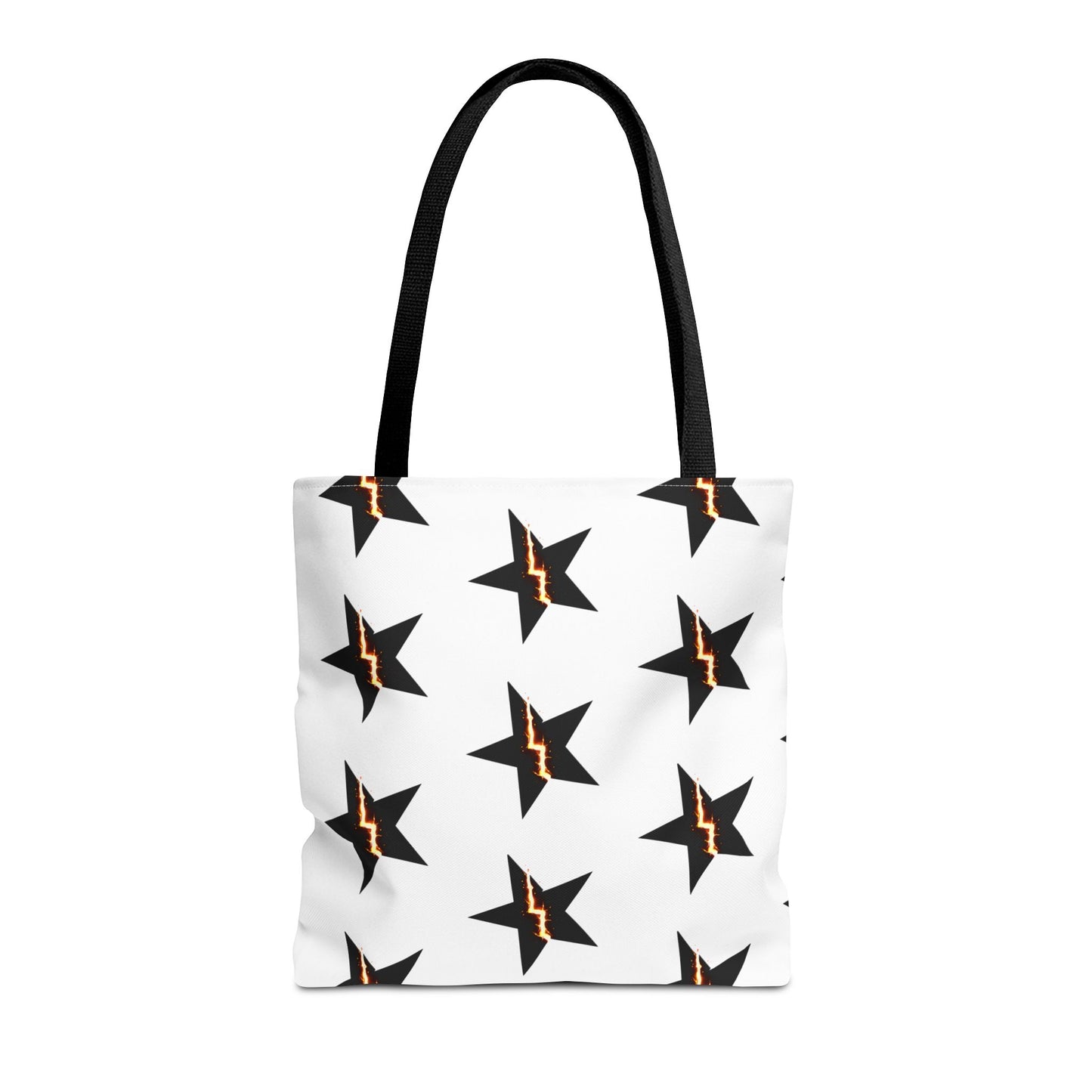 Broken Star Tote Bag — Patterned Reusable Grocery & Everyday Carry Tote