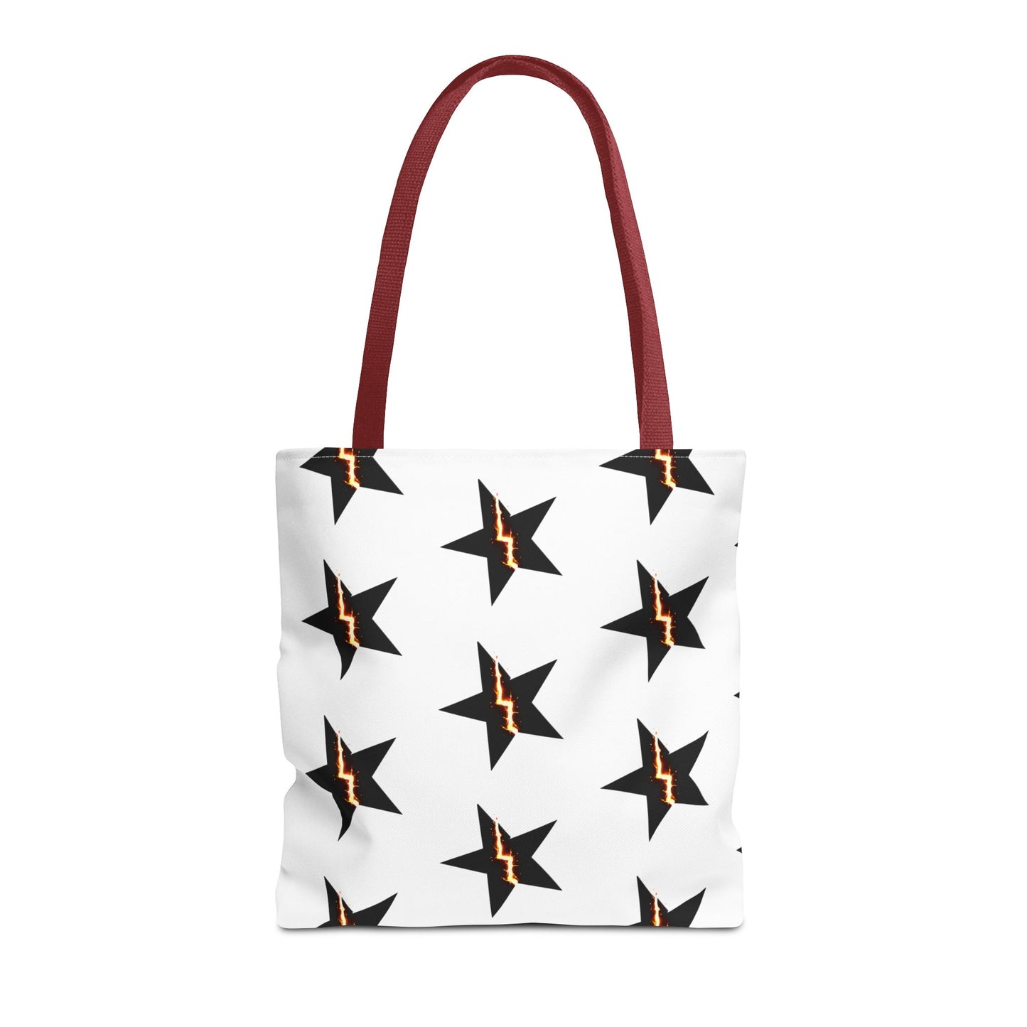 Broken Star Tote Bag — Patterned Reusable Grocery & Everyday Carry Tote