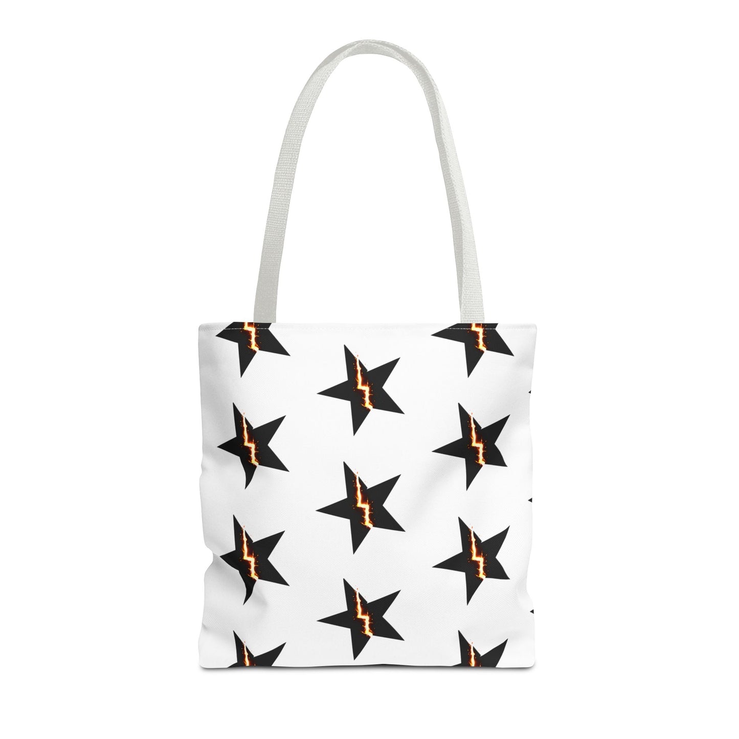Broken Star Tote Bag — Patterned Reusable Grocery & Everyday Carry Tote