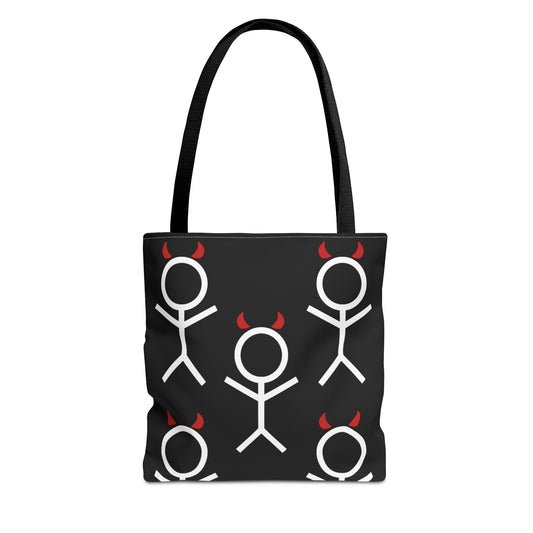 Born From Heartbreak Stickman Tote Bag