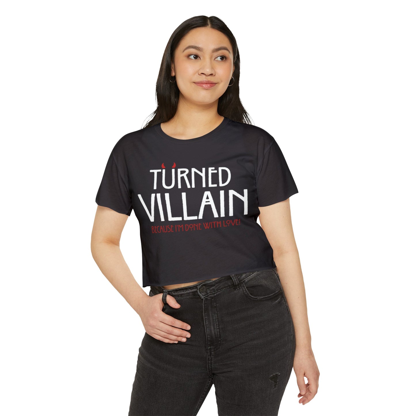 Women's Turned Villain Crop Top