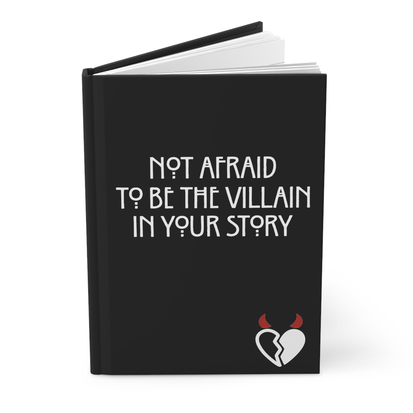 Not Afraid Hardcover Journal Matte