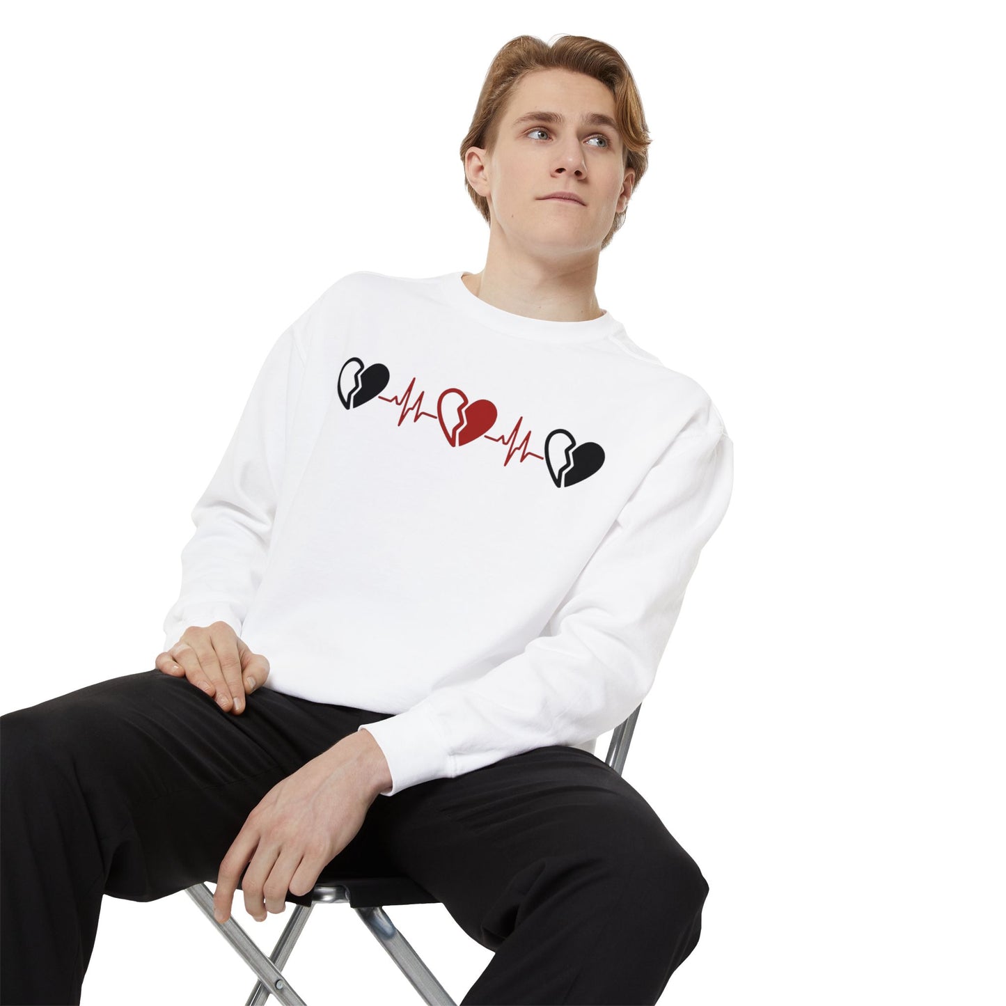 Broken Heartbeat Unisex Sweatshirt