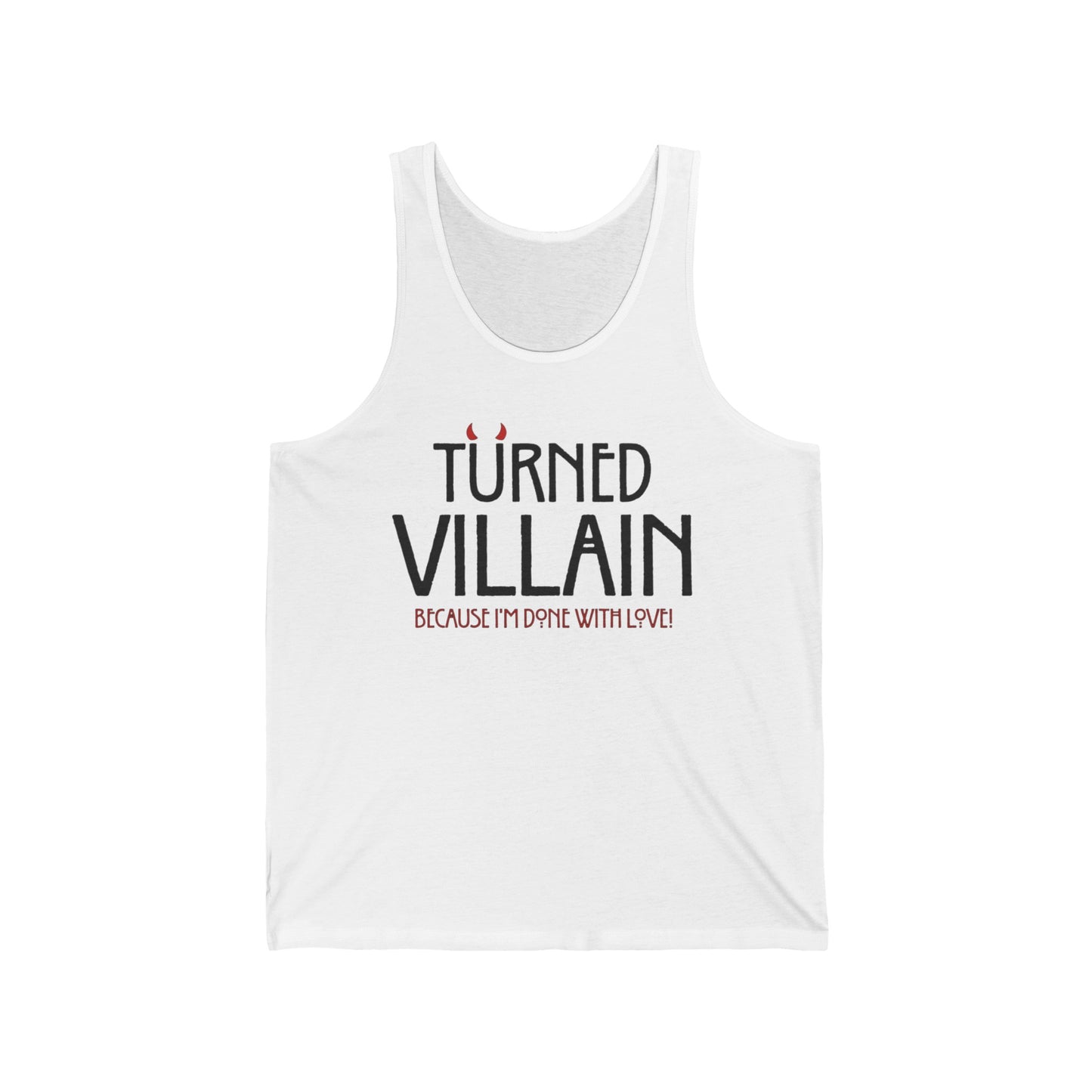 Turned Villain Unisex Jersey Tank