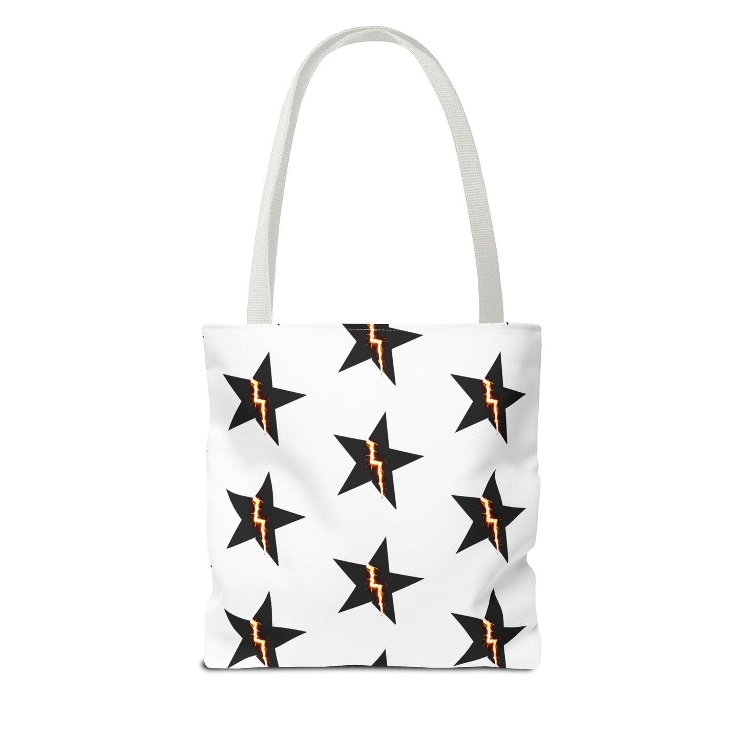 Broken Star Tote Bag — Patterned Reusable Grocery & Everyday Carry Tote
