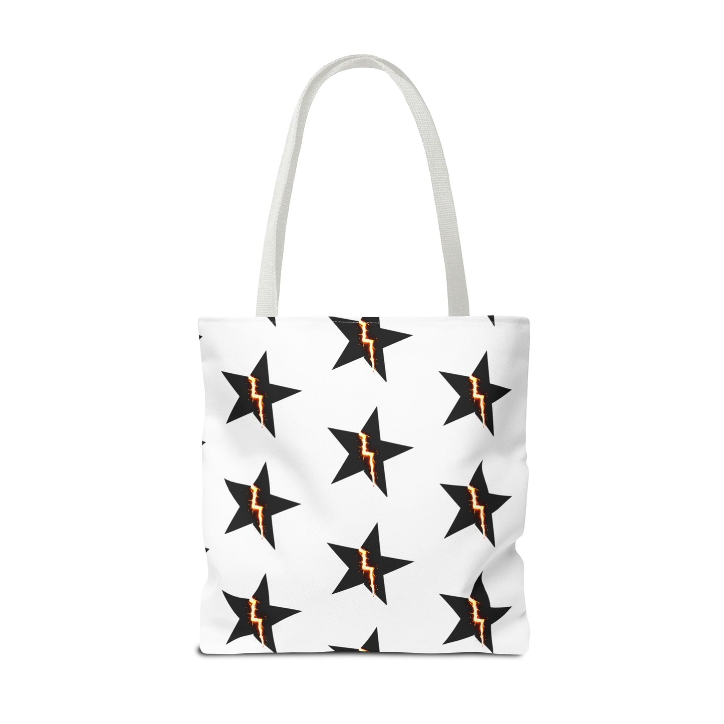 Broken Star Tote Bag — Patterned Reusable Grocery & Everyday Carry Tote