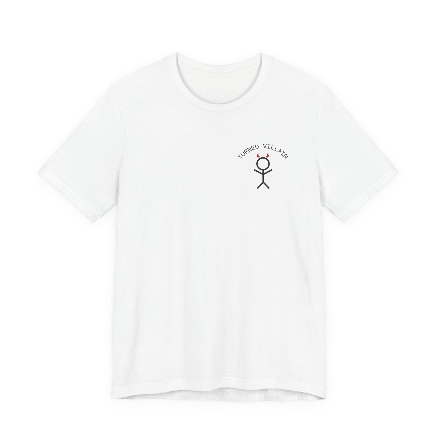 "What's Left of Me" Broken Heart Stick Figure Tee — Emotional Recovery Graphic Shirt