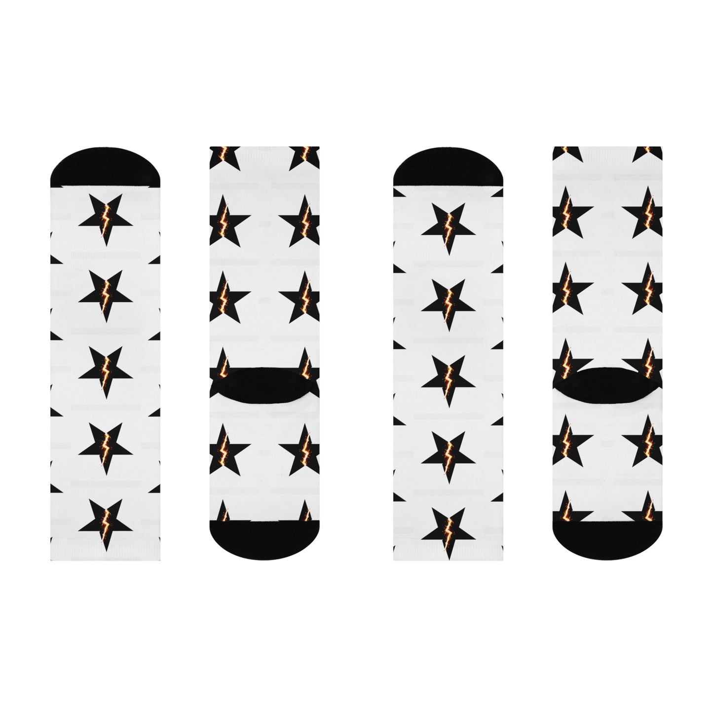 Broken Star Cushioned Crew Socks