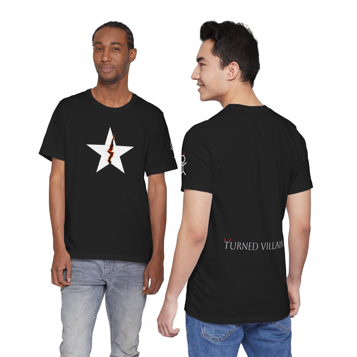 Turned Villain Broken Star Tee