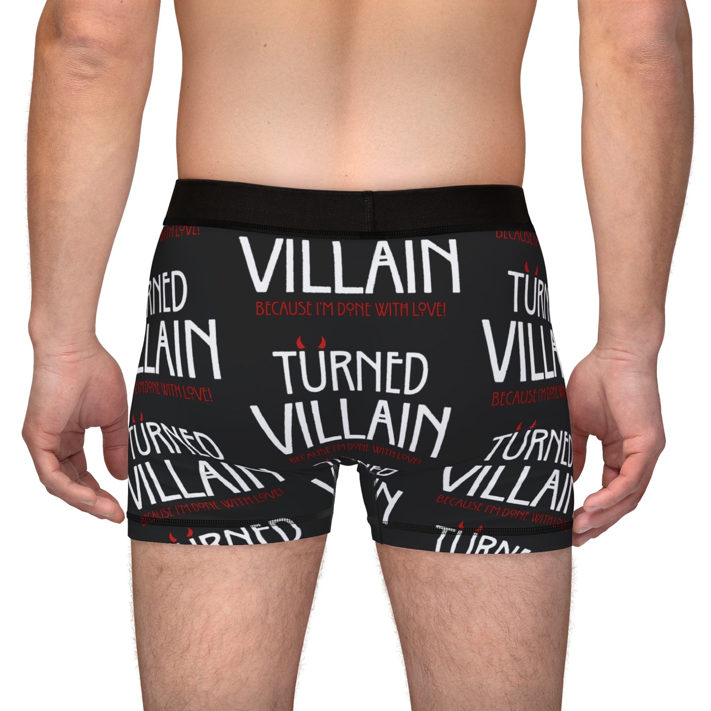 Turned Villain Men's Boxers